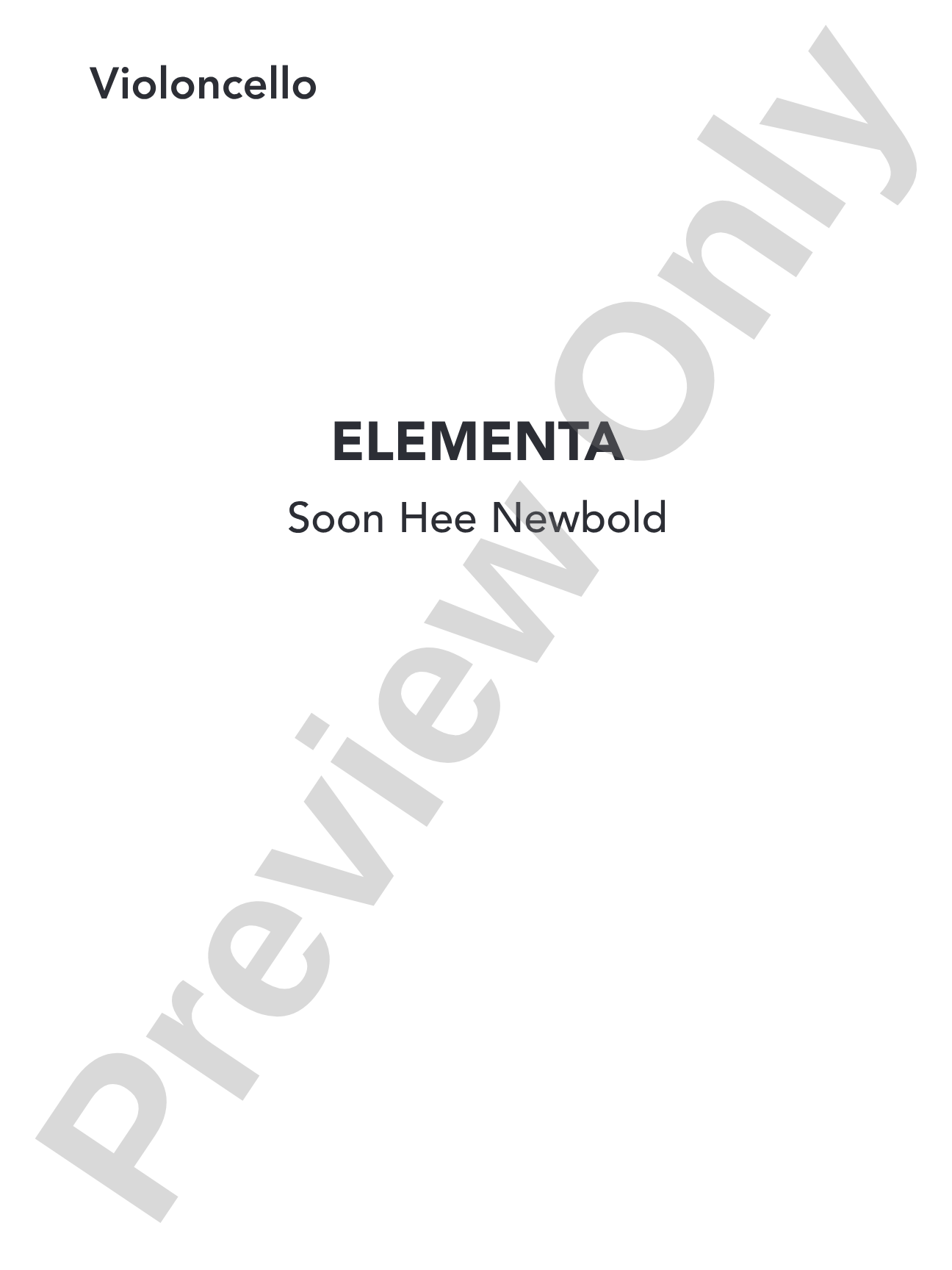 Elementa: Violoncello