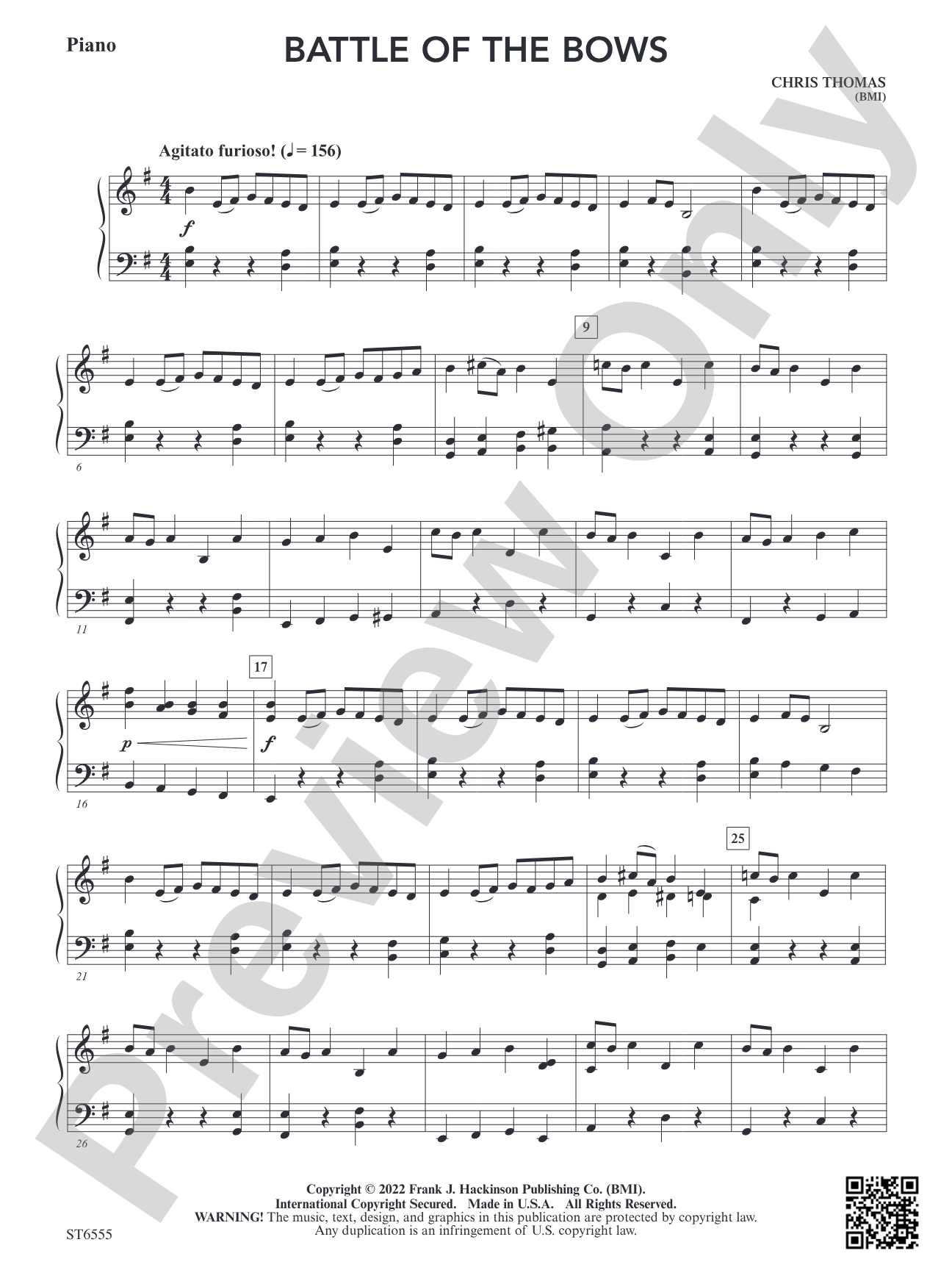 Battle of the Bows: Piano