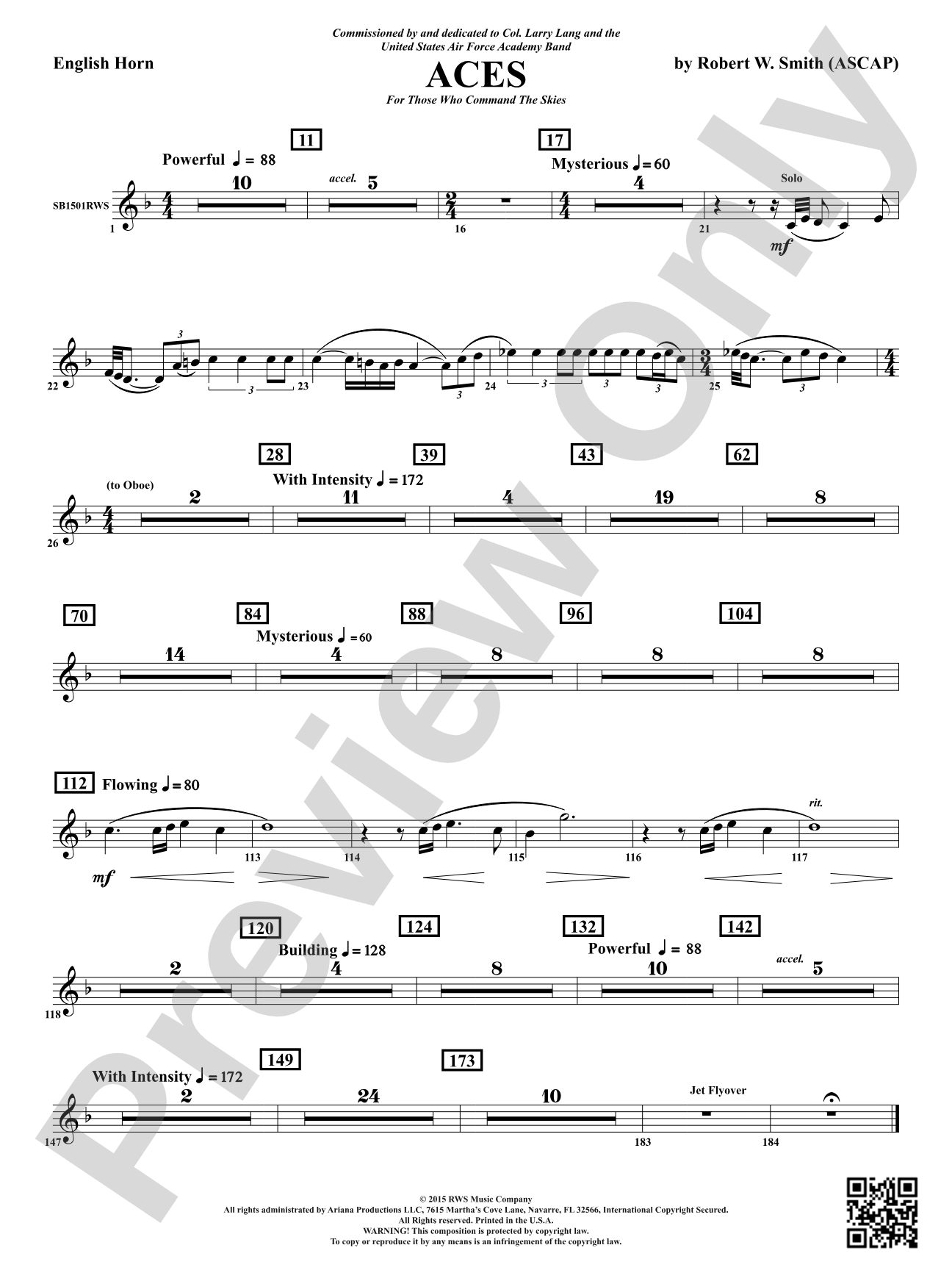Aces - For Those Who Command the Skies: English Horn