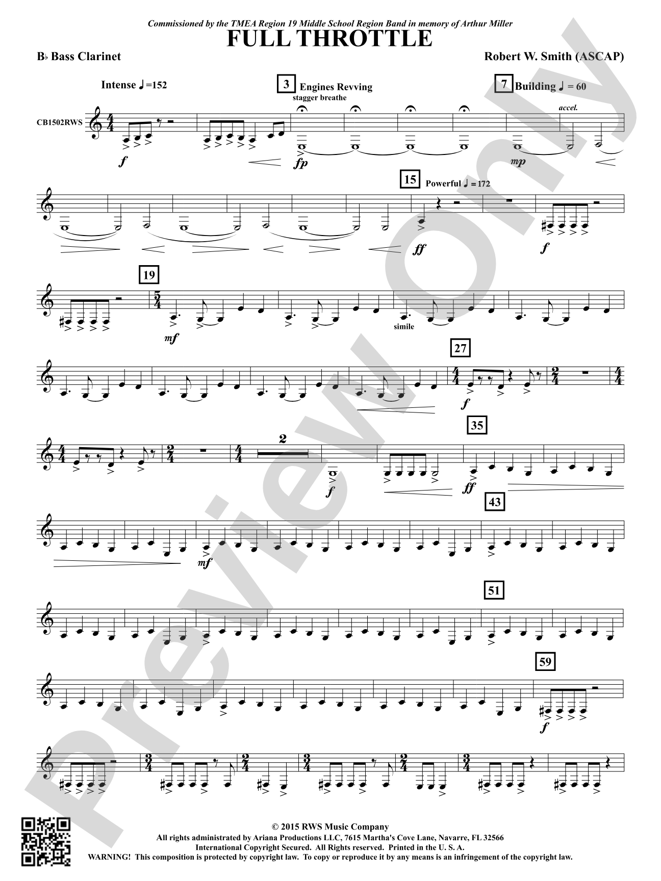 Full Throttle: B-flat Bass Clarinet