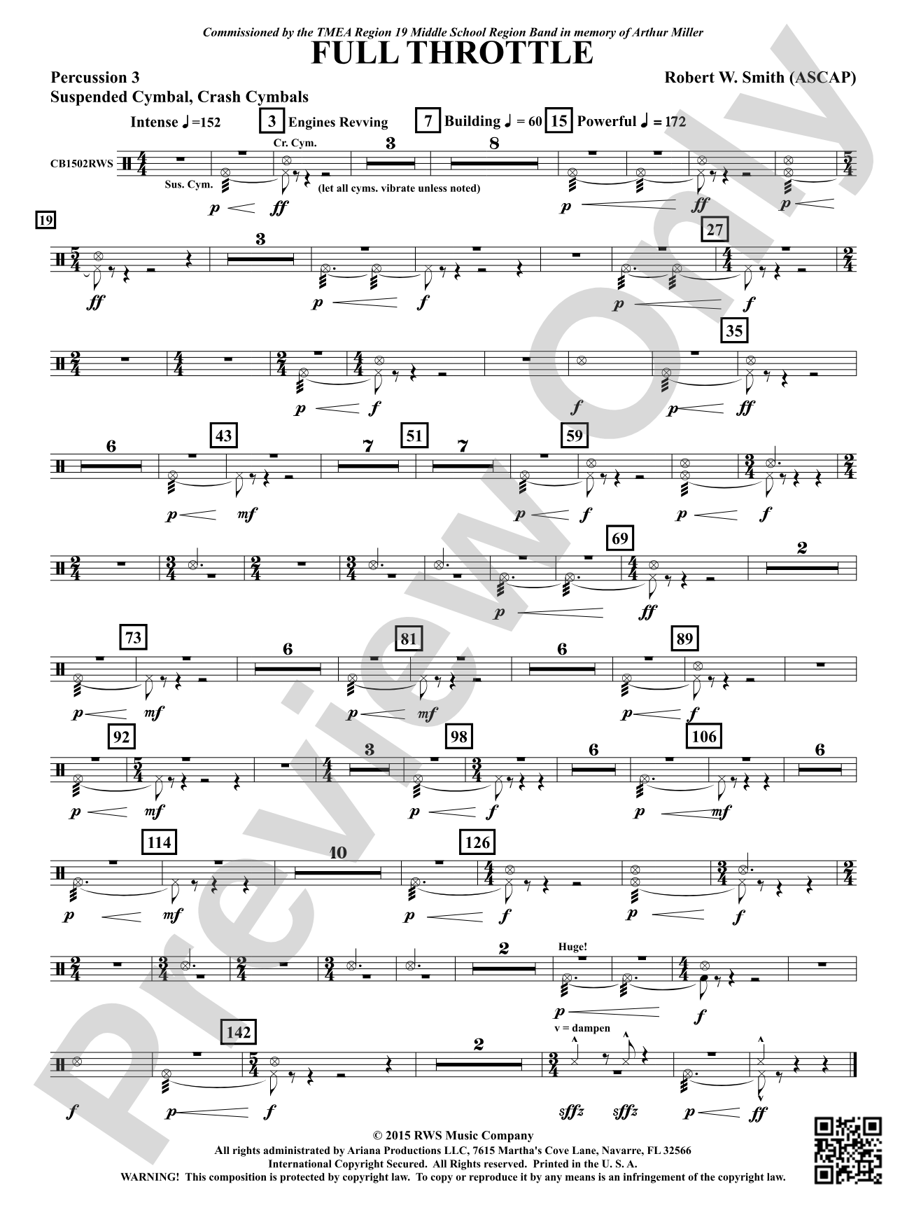 Full Throttle: 3rd Percussion