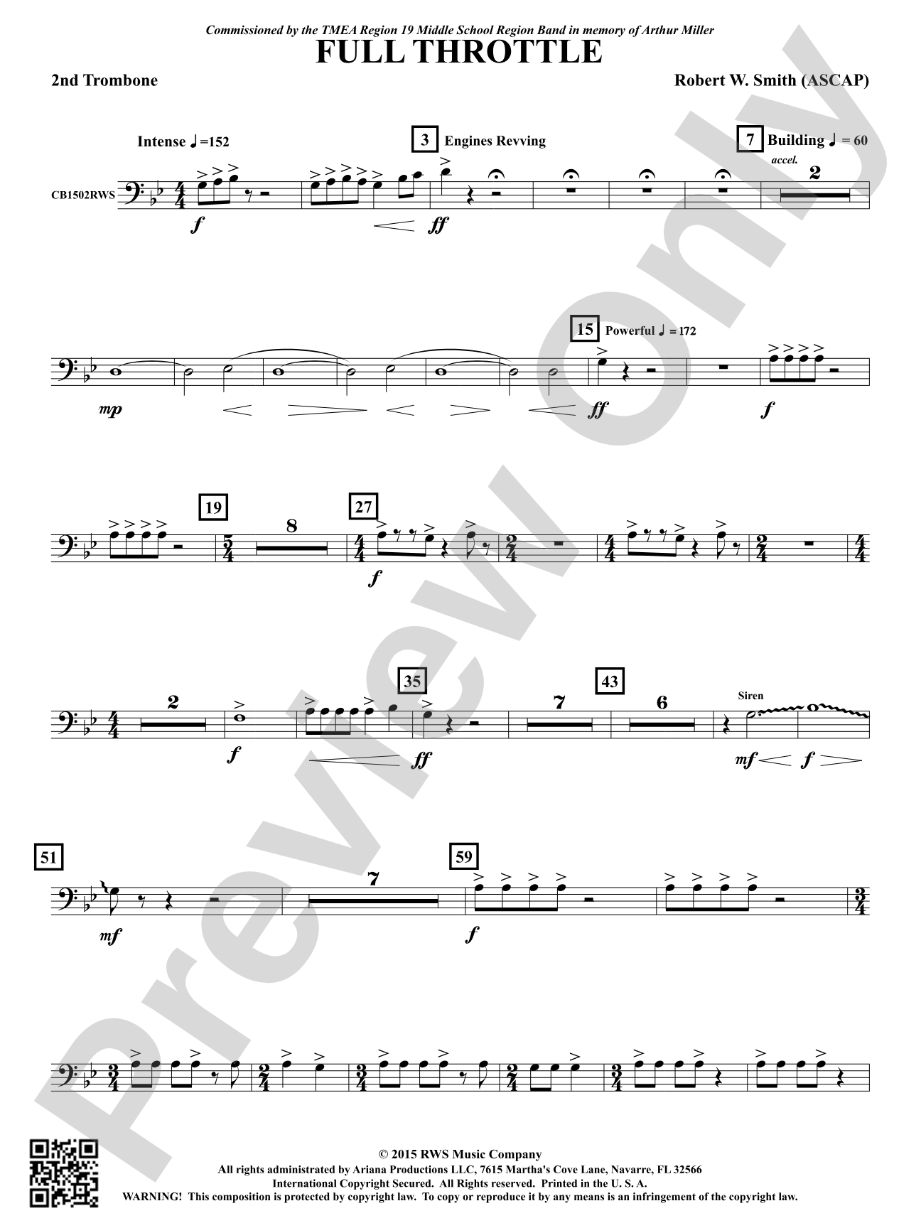 Full Throttle: 2nd Trombone