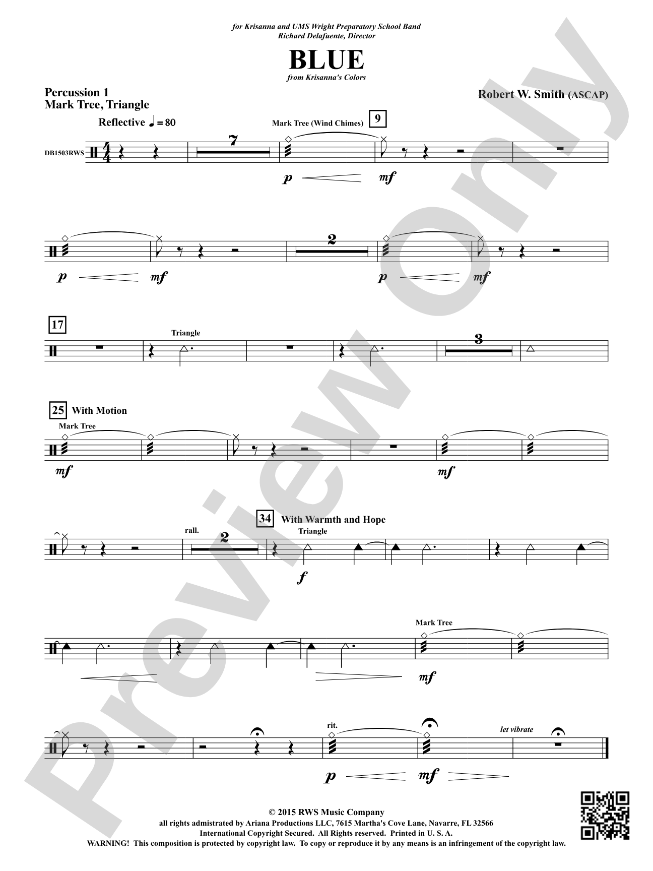 Blue: 1st Percussion