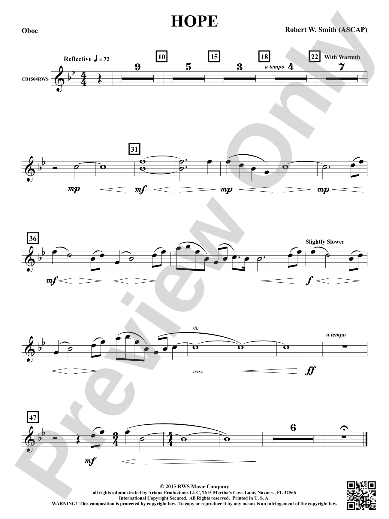 Hope: Oboe