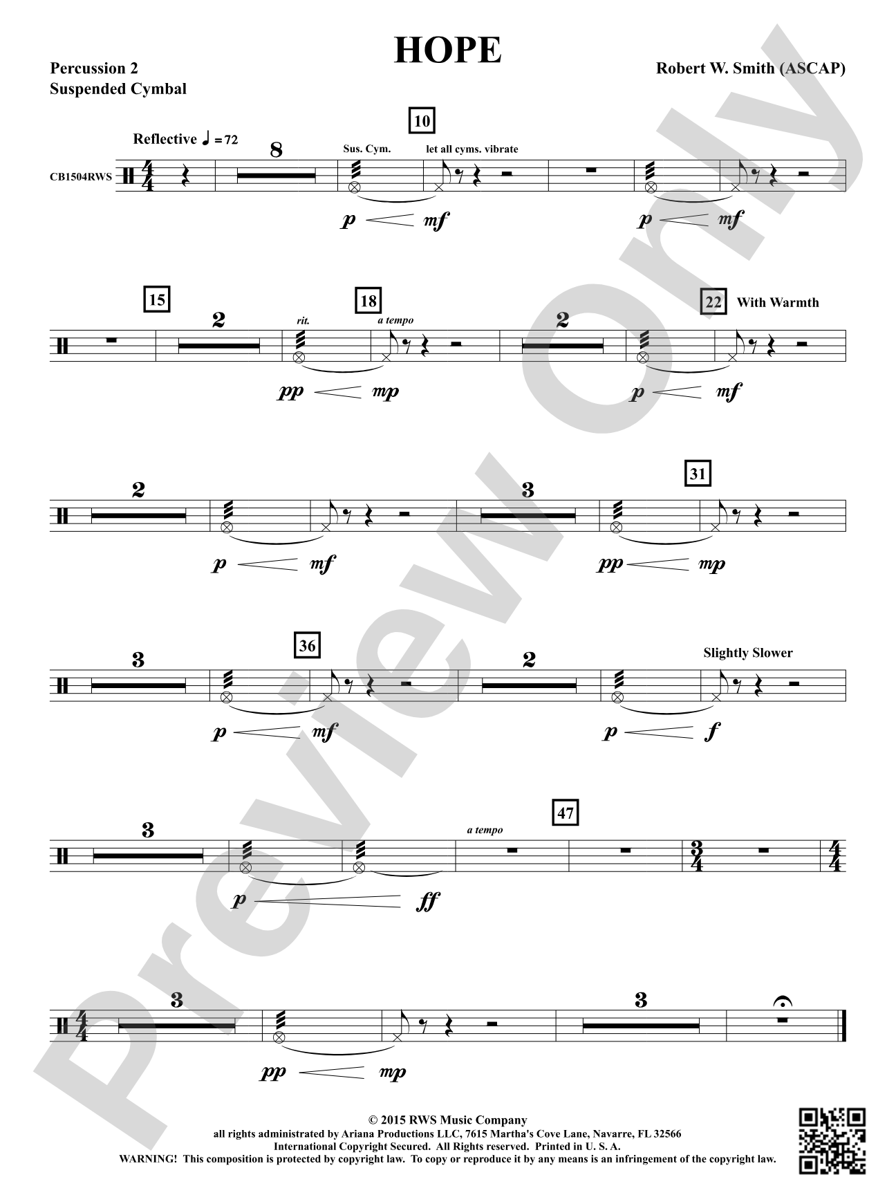 Hope: 2nd Percussion