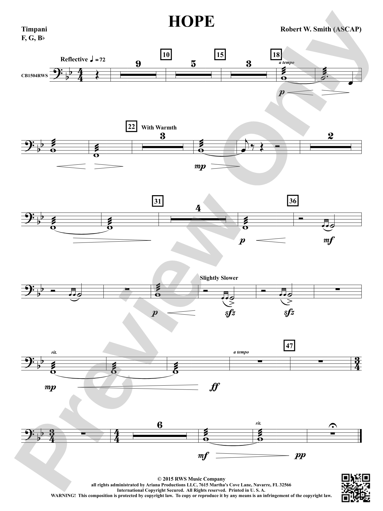 Hope: Timpani