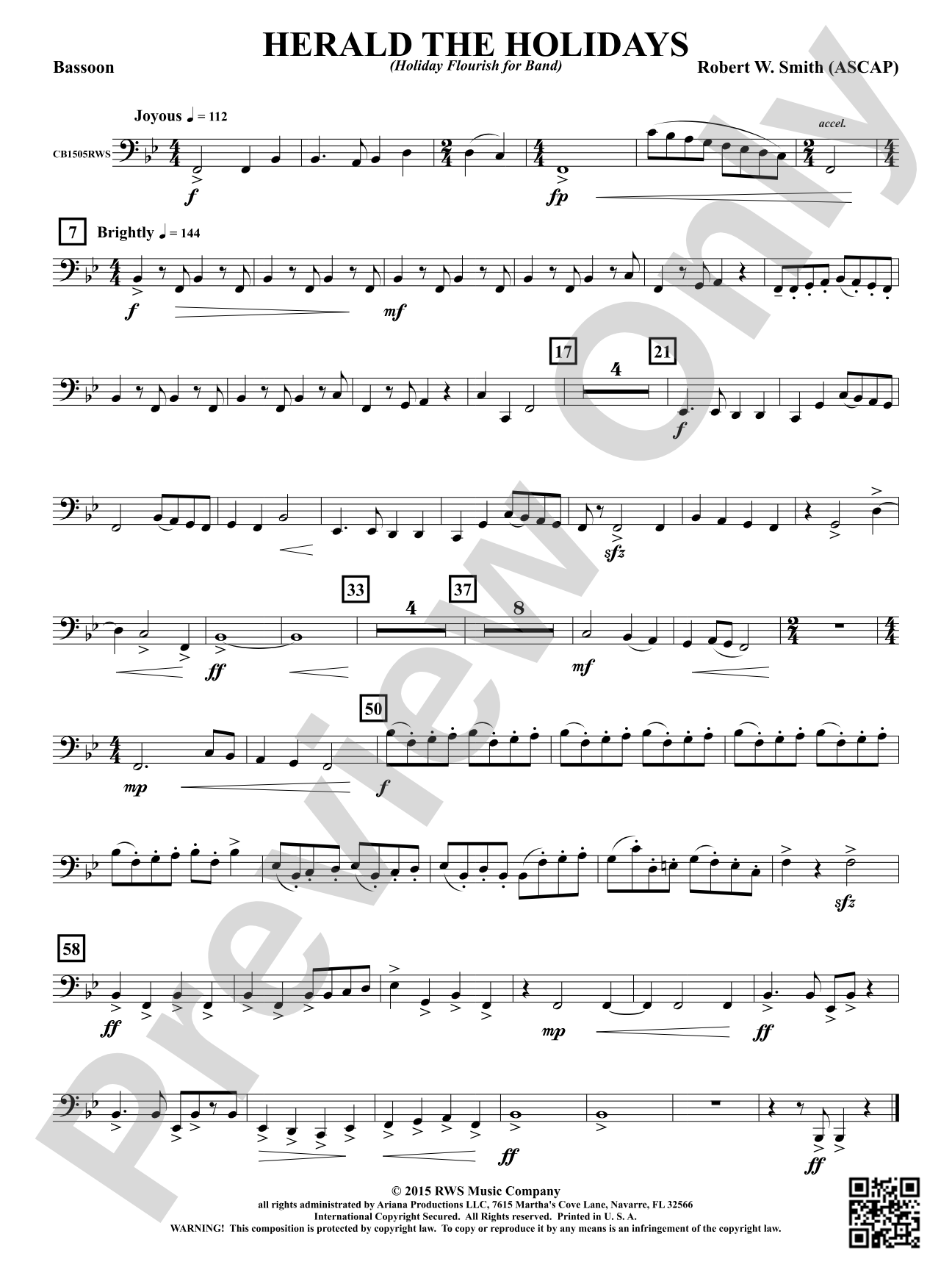 Herald the Holidays: Bassoon