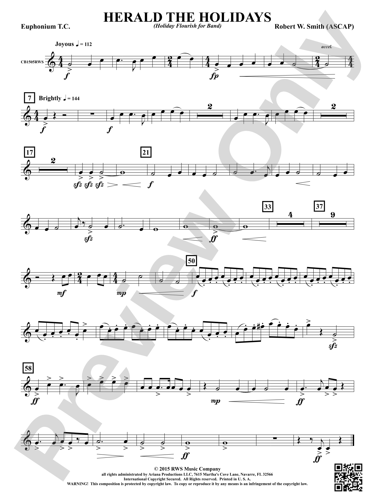 Herald the Holidays: Baritone T.C.
