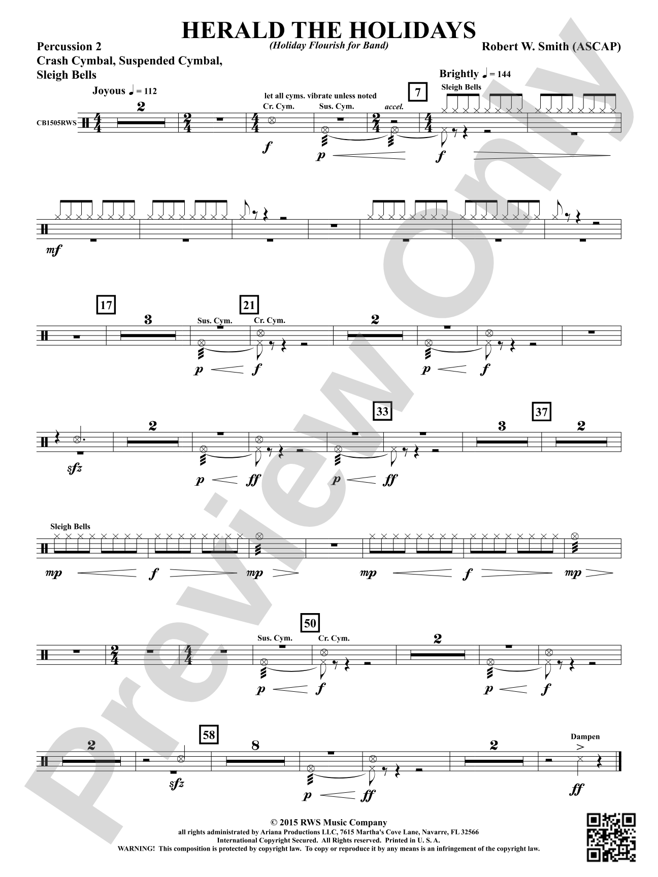 Herald the Holidays: 2nd Percussion