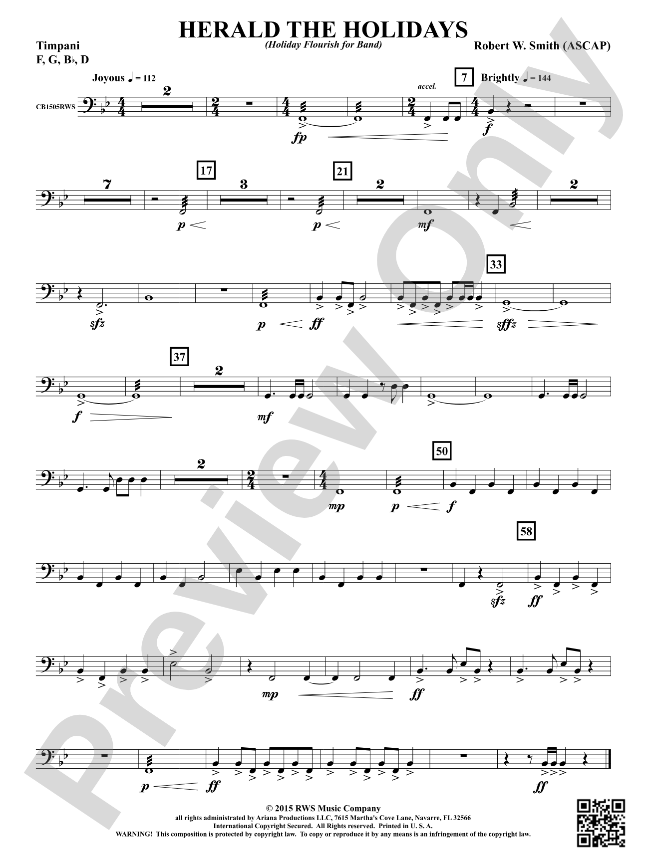 Herald the Holidays: Timpani