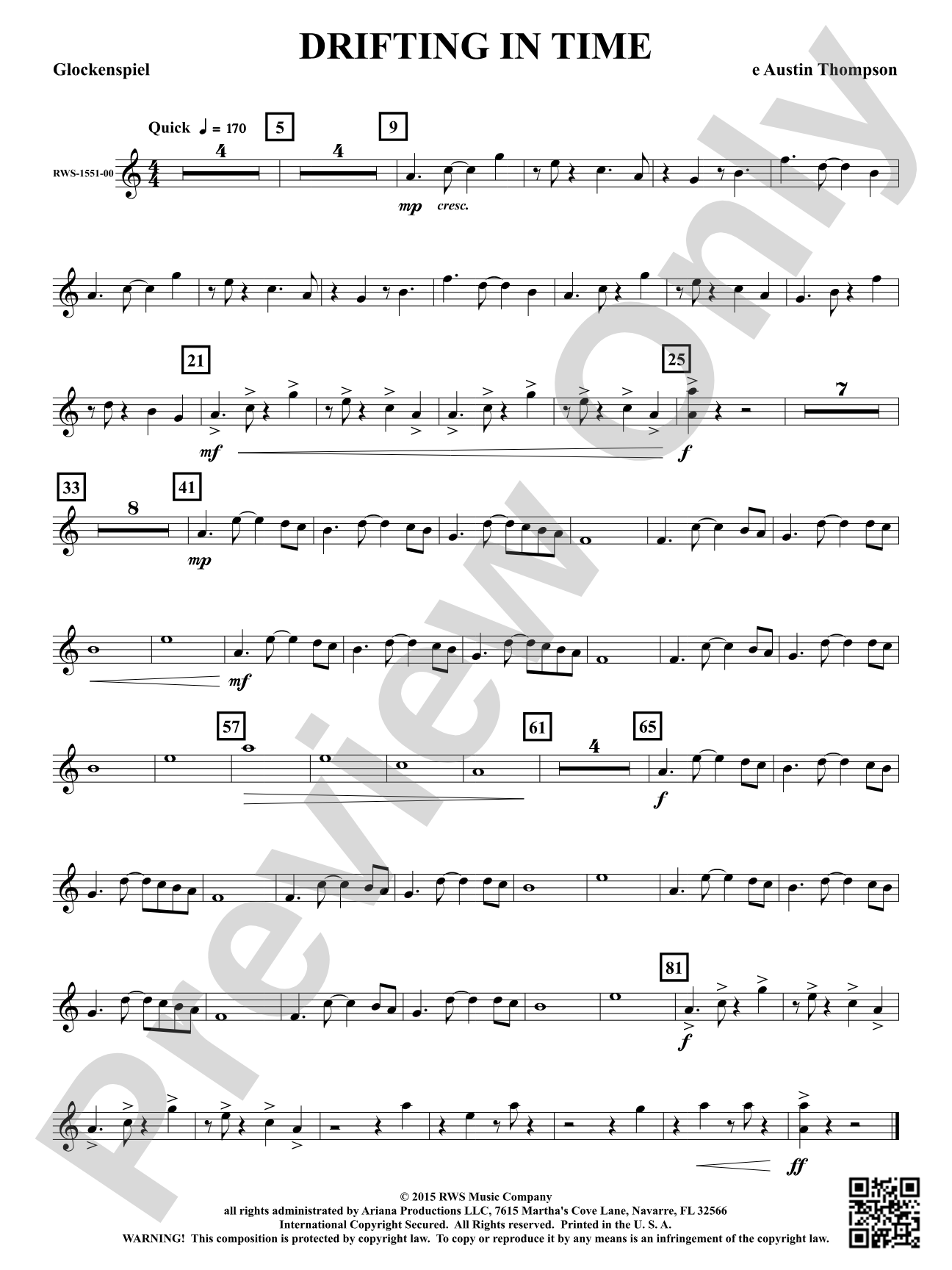 Drifting in Time: Glockenspiel