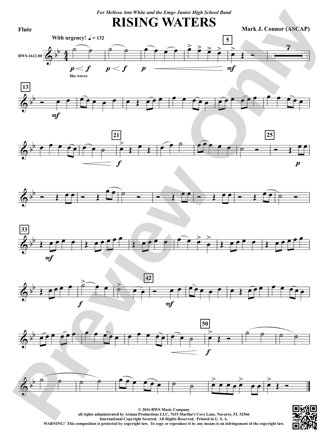 Rising Waters: 1st Flute