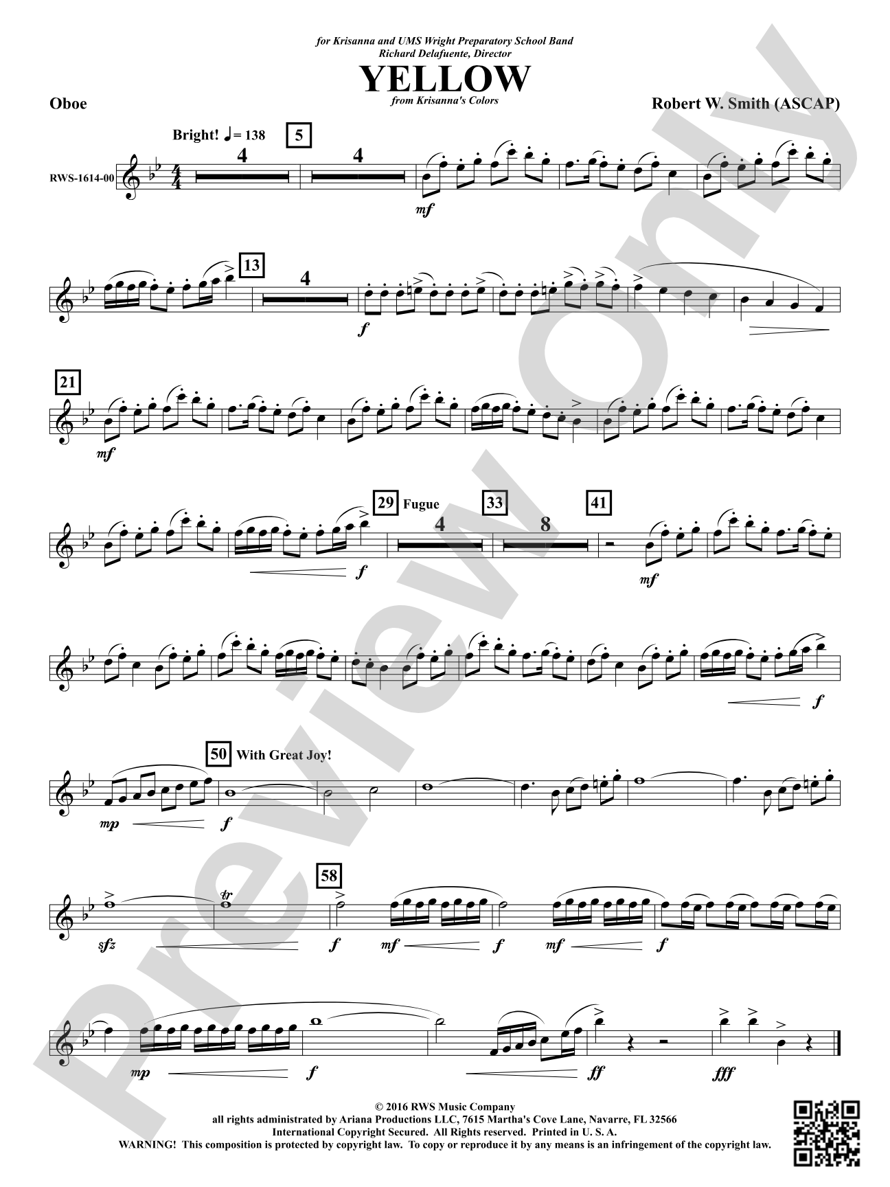 Yellow: Oboe