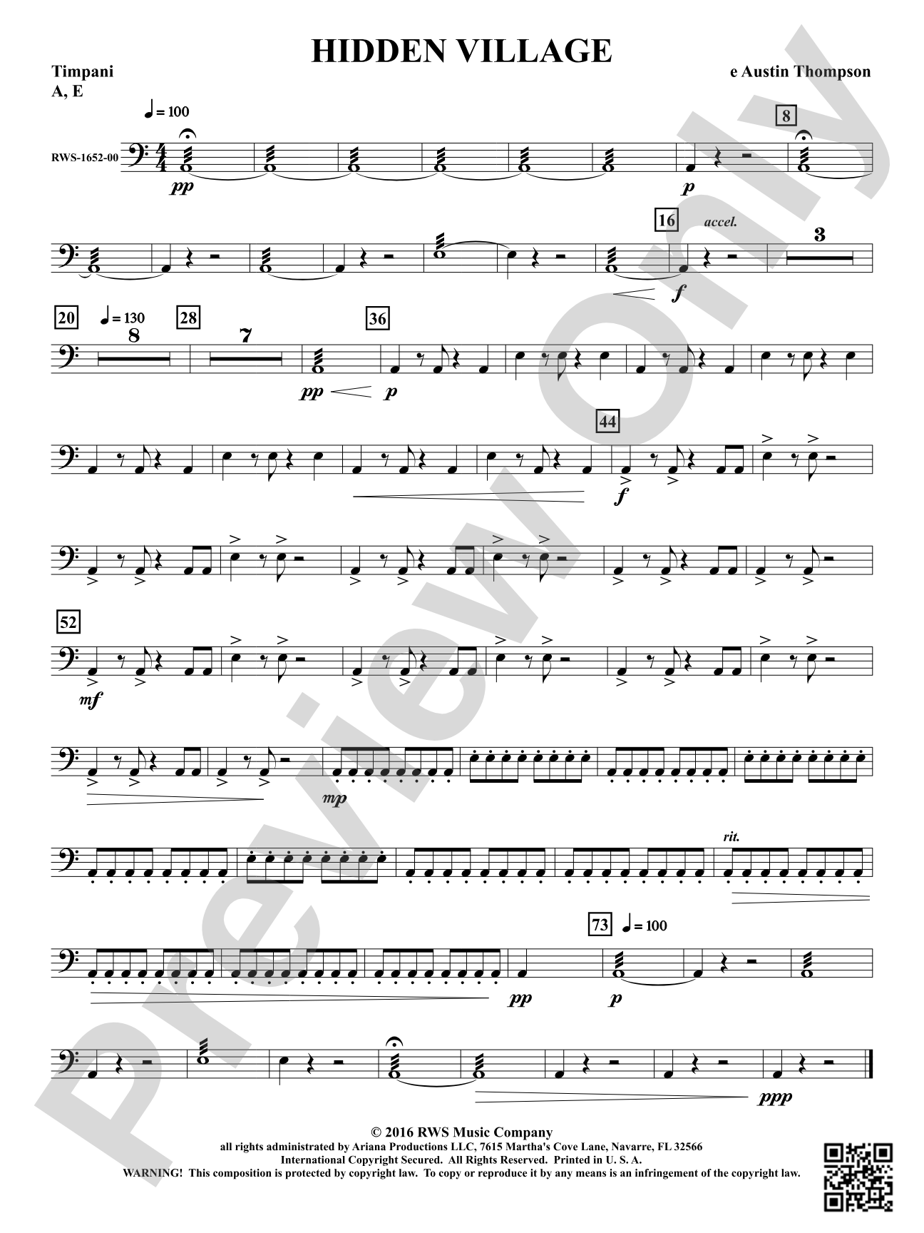 Hidden Village: Timpani