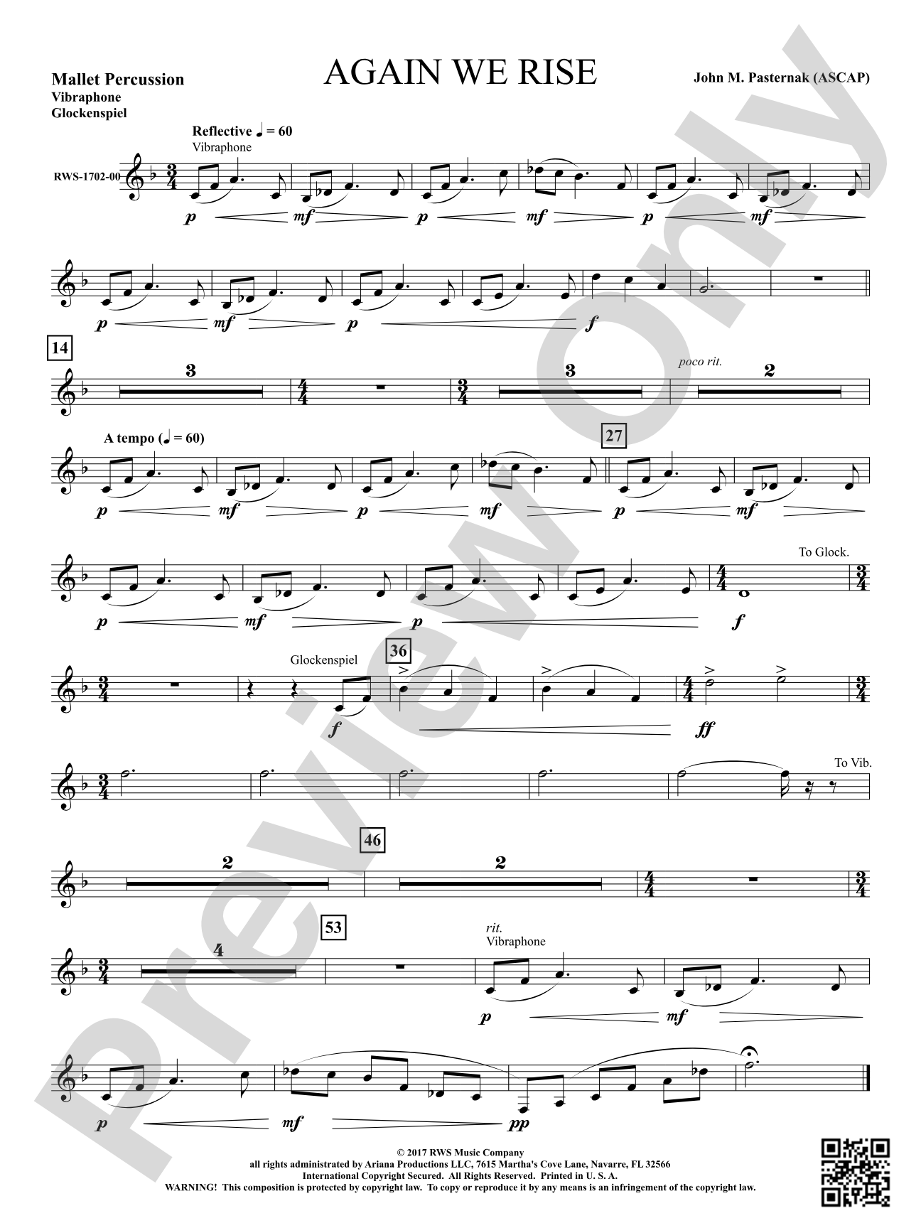 Again We Rise: Timpani