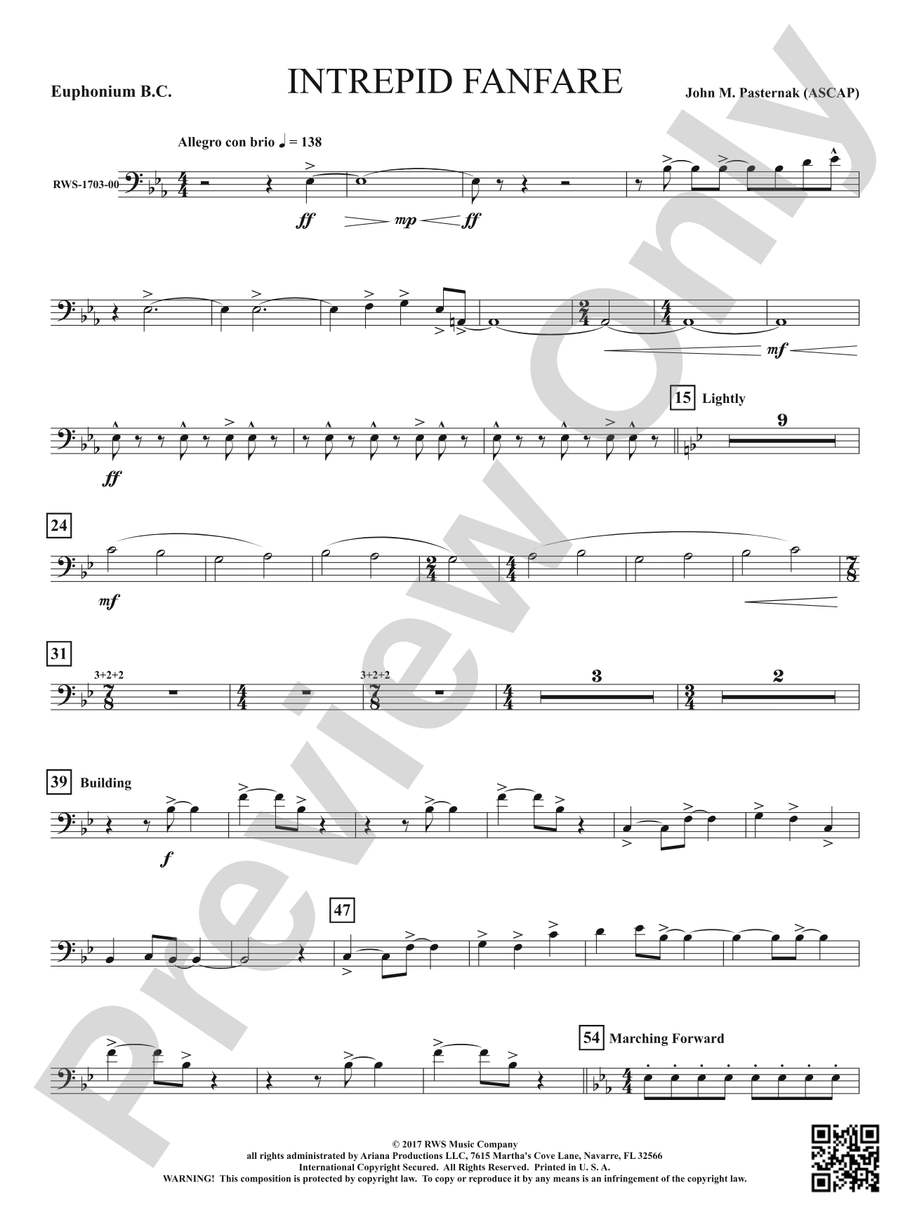Intrepid Fanfare: Baritone B.C.