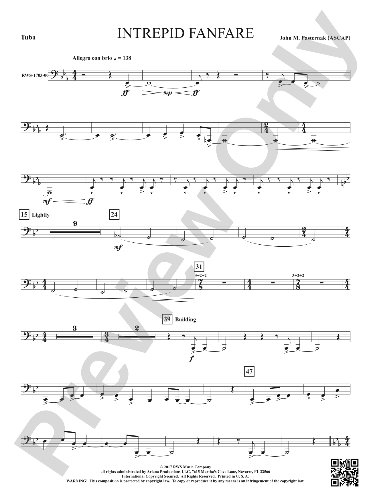 Intrepid Fanfare: Tuba