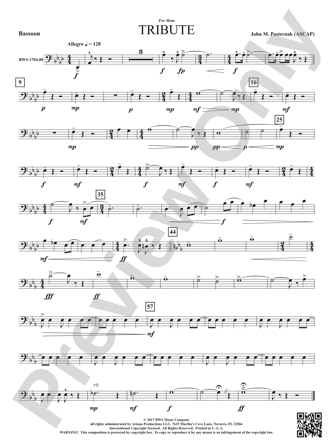 Tribute: Bassoon