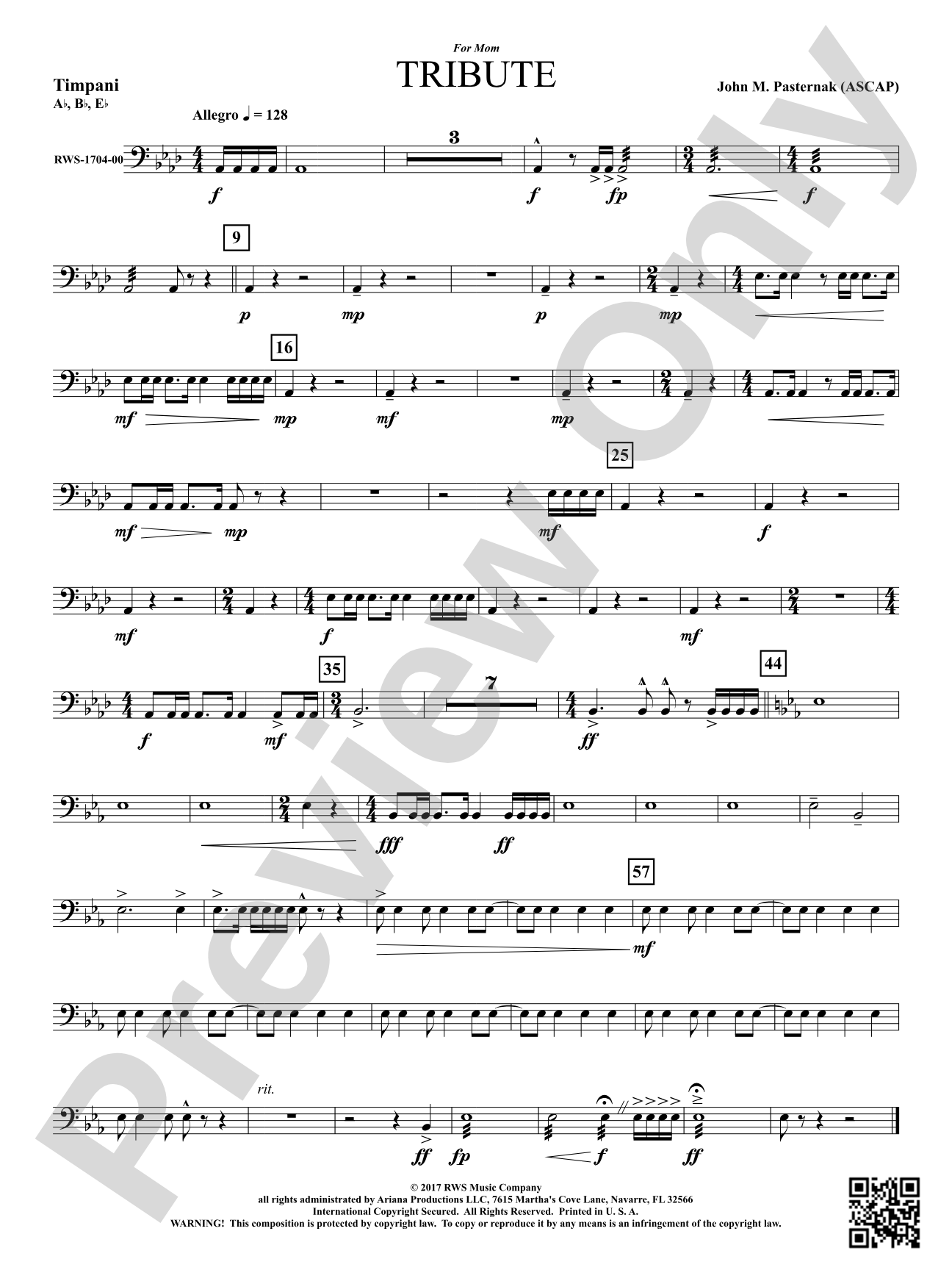 Tribute: Timpani