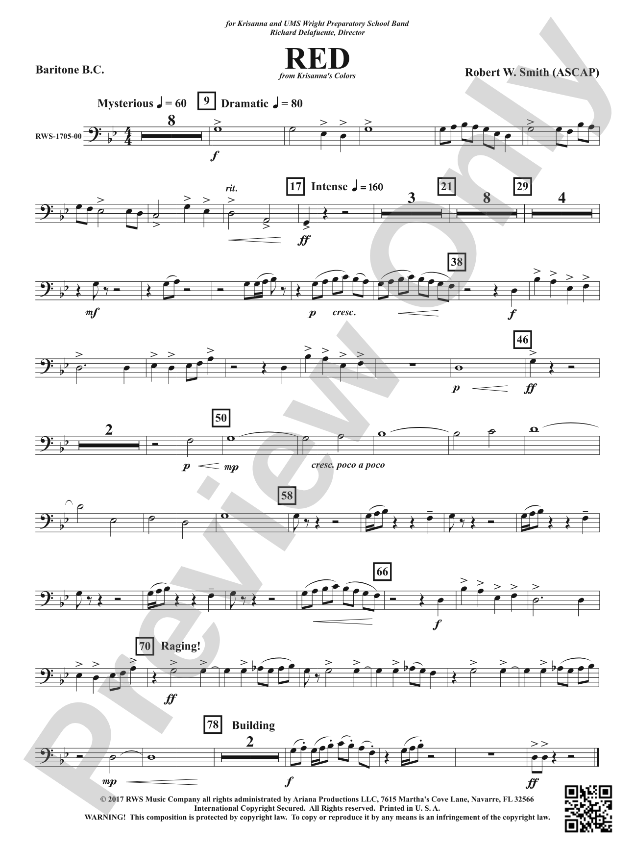 Red: Baritone B.C.