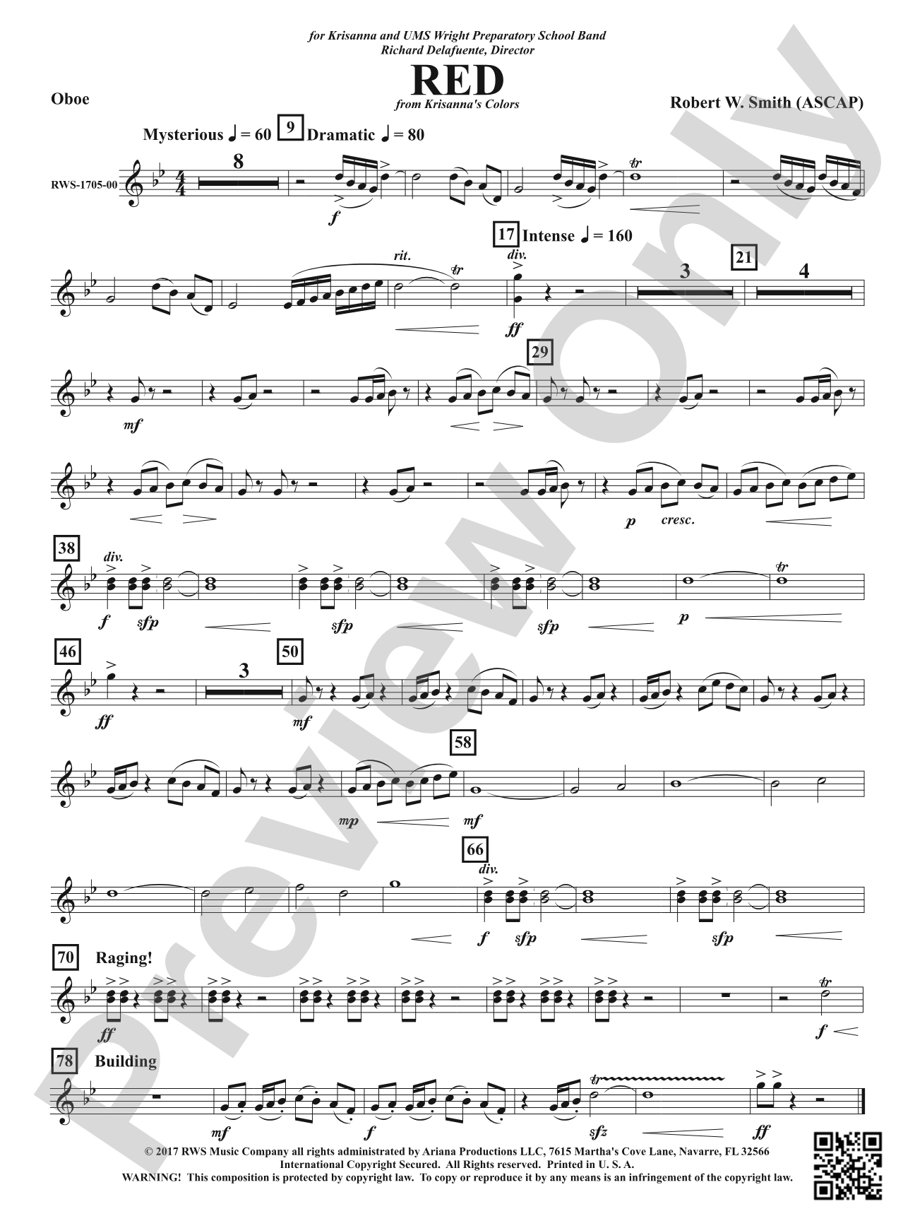 Red: Oboe