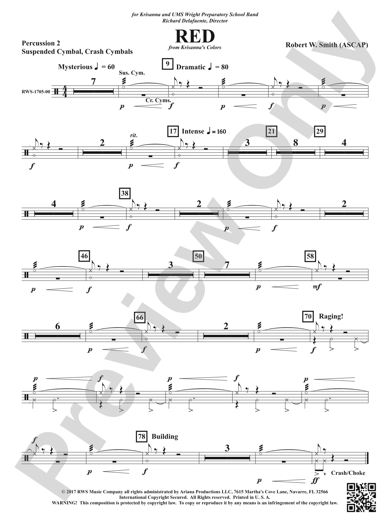 Red: 2nd Percussion