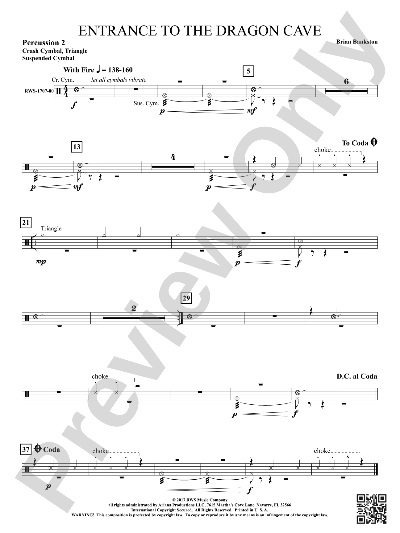 Entrance to the Dragon Cave: 2nd Percussion