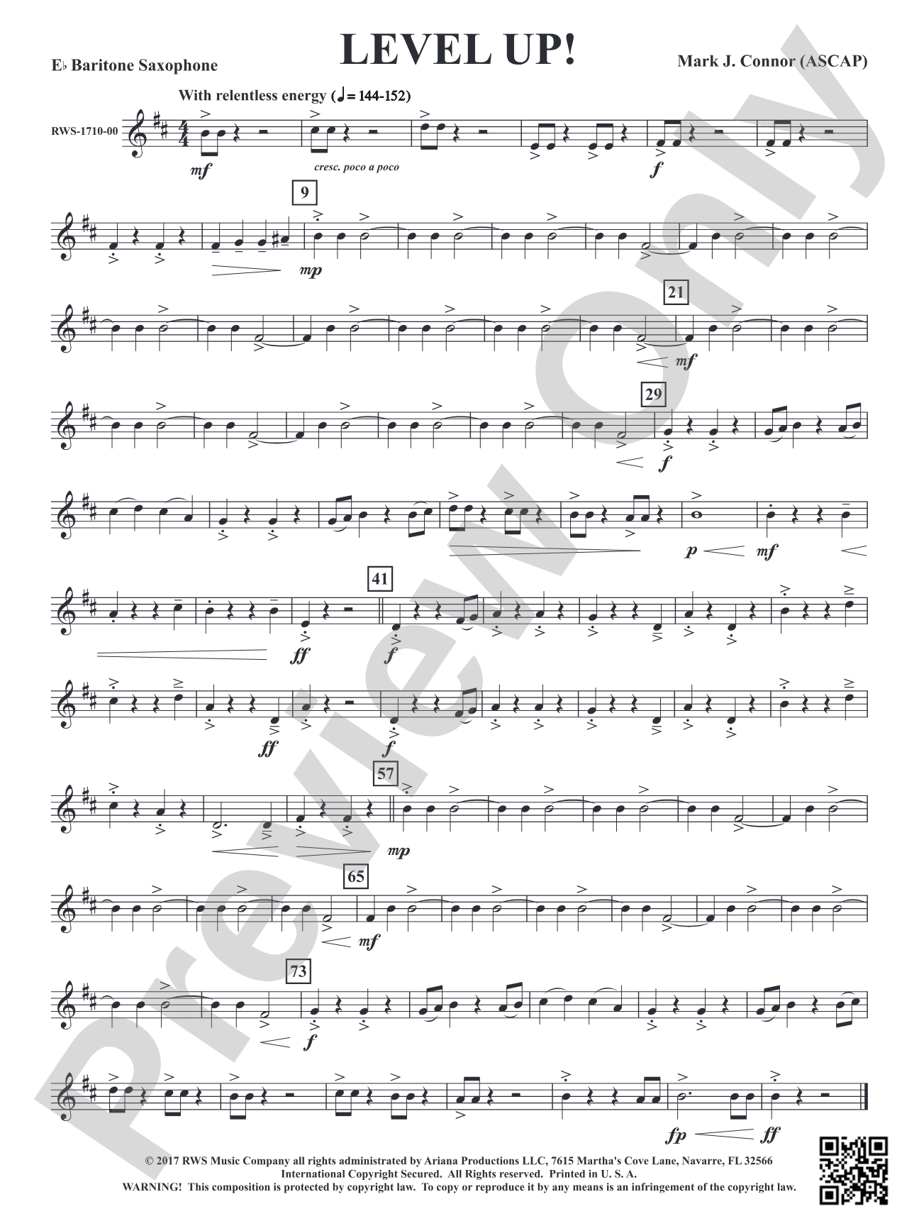 Level Up!: E-flat Baritone Saxophone