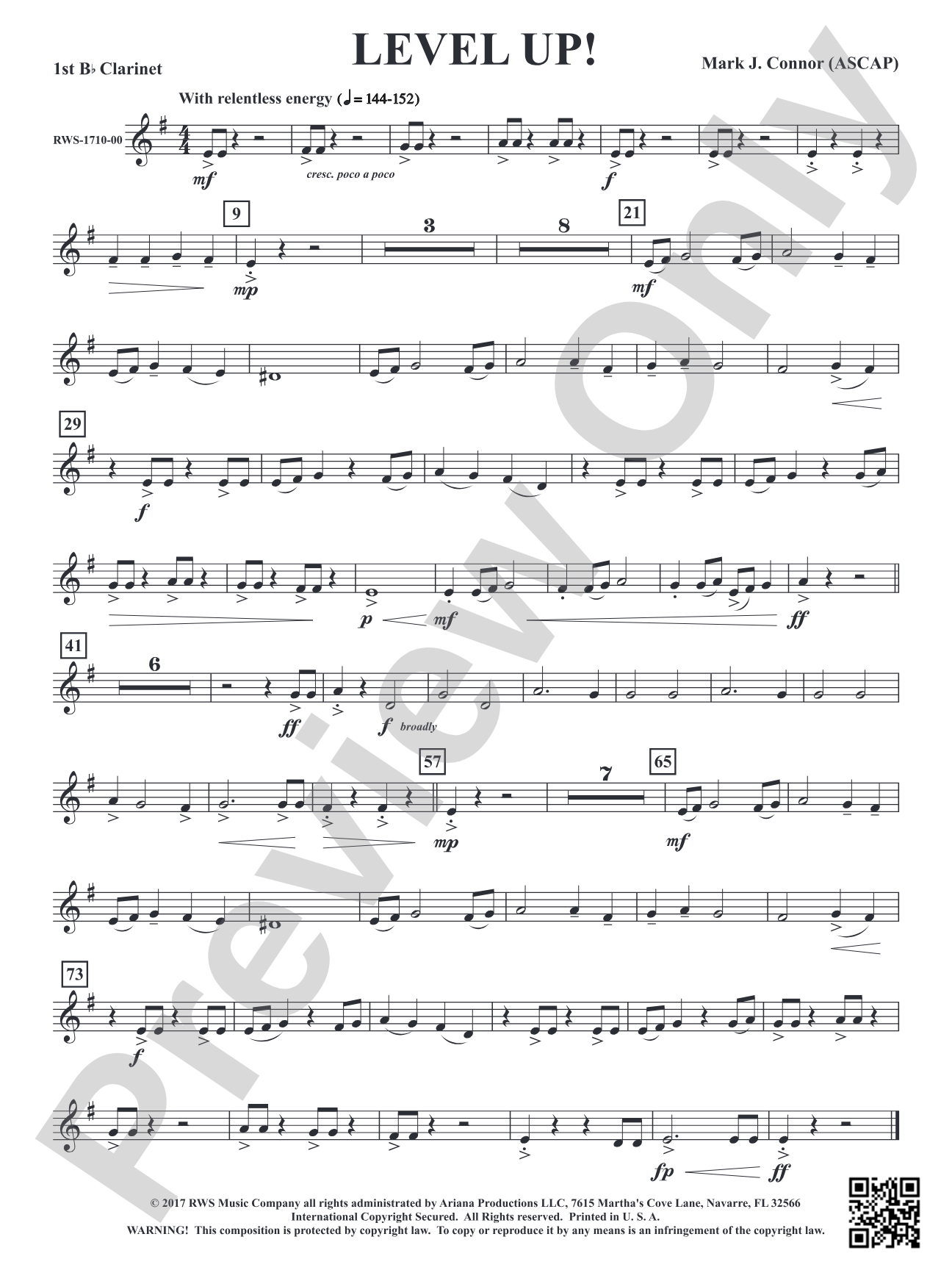 Level Up!: 1st B-flat Clarinet
