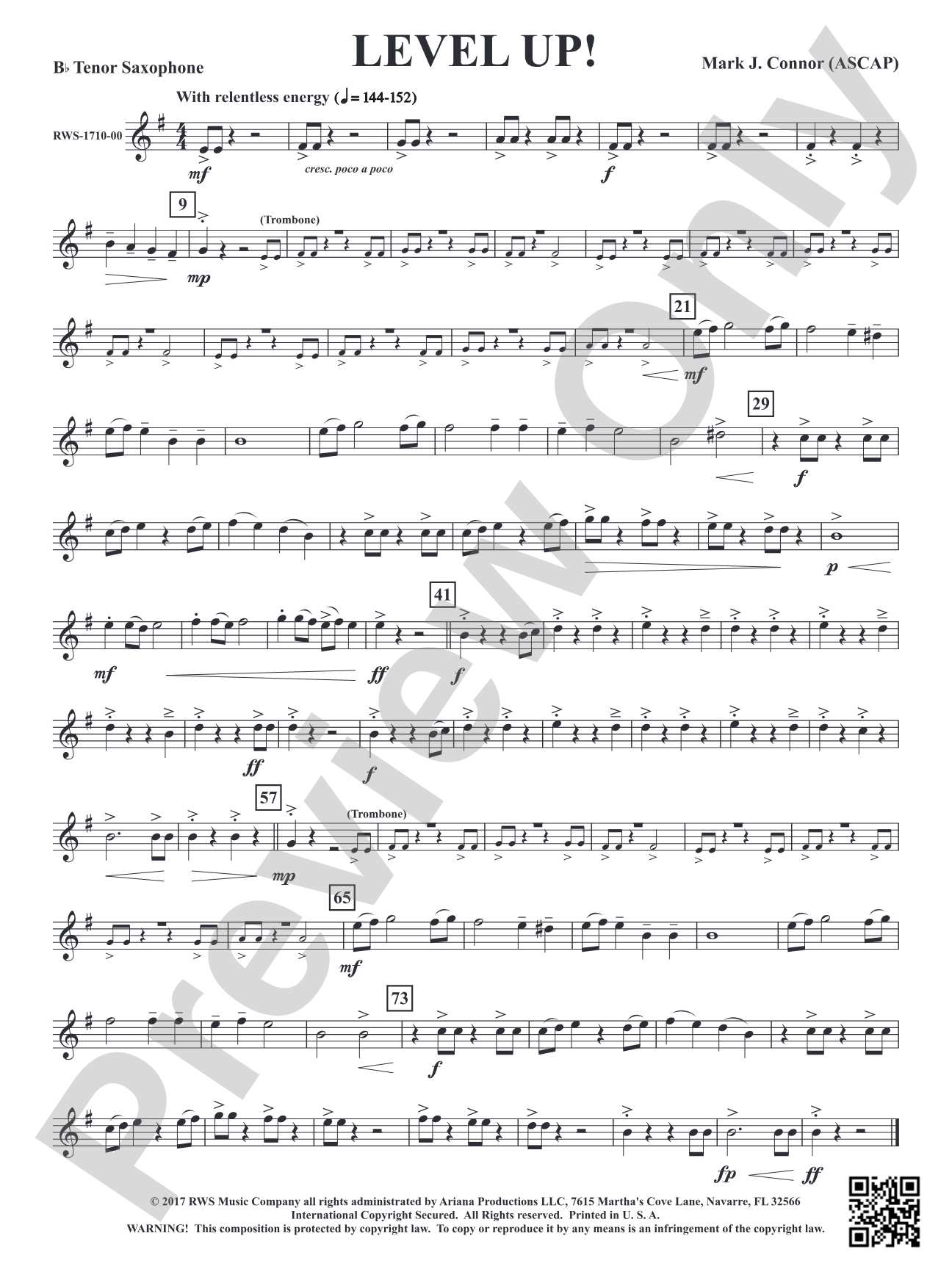 Level Up!: B-flat Tenor Saxophone