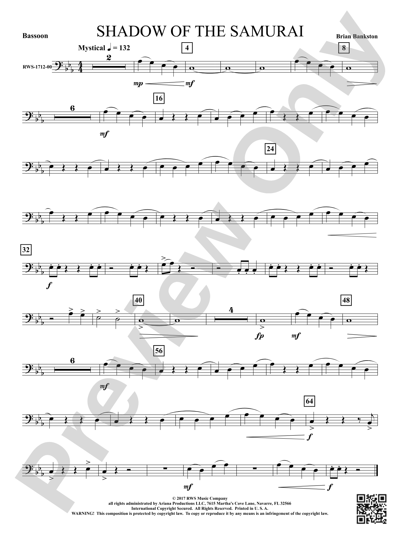 Shadow of the Samurai: Bassoon