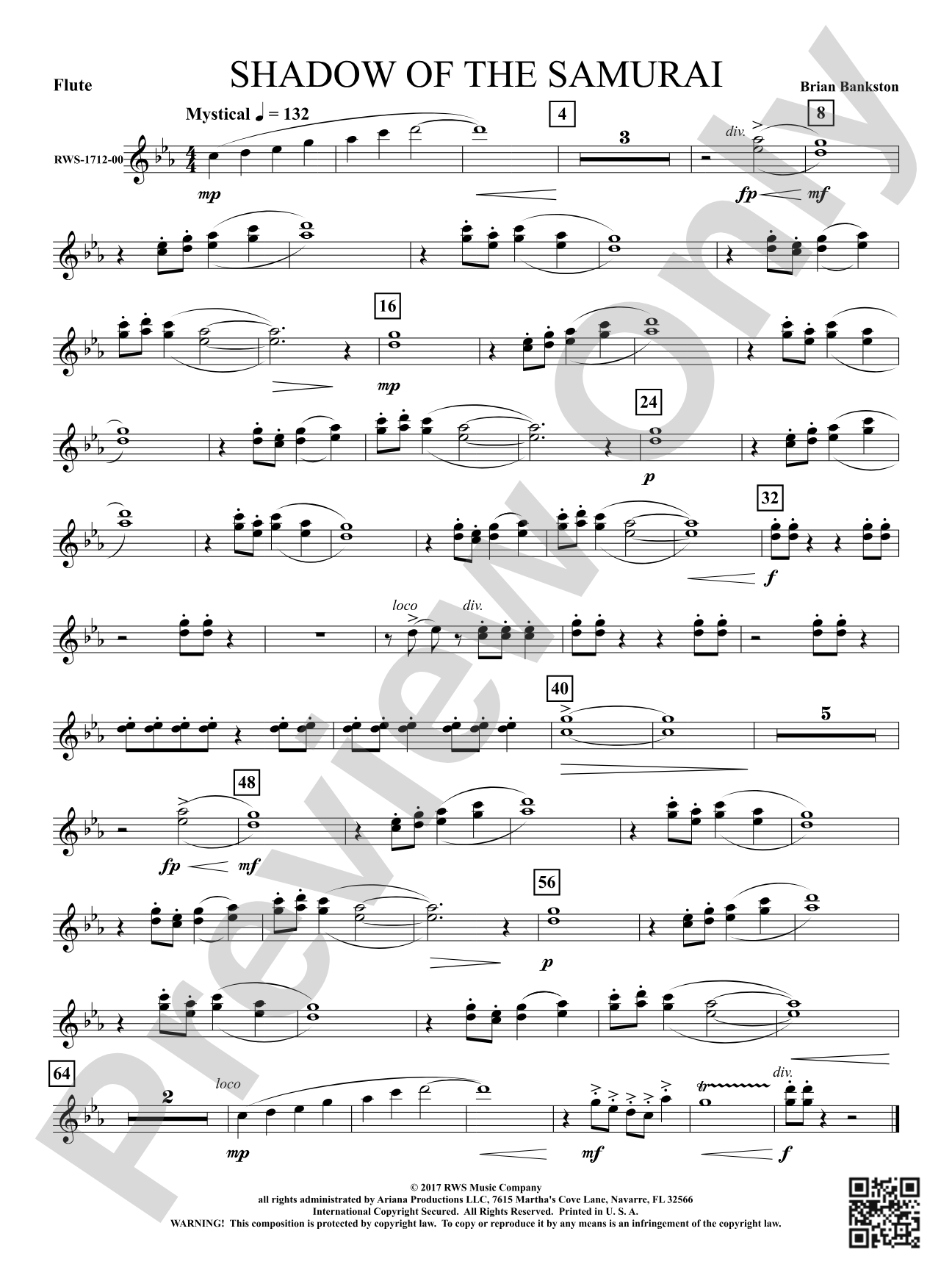 Shadow of the Samurai: 1st Flute