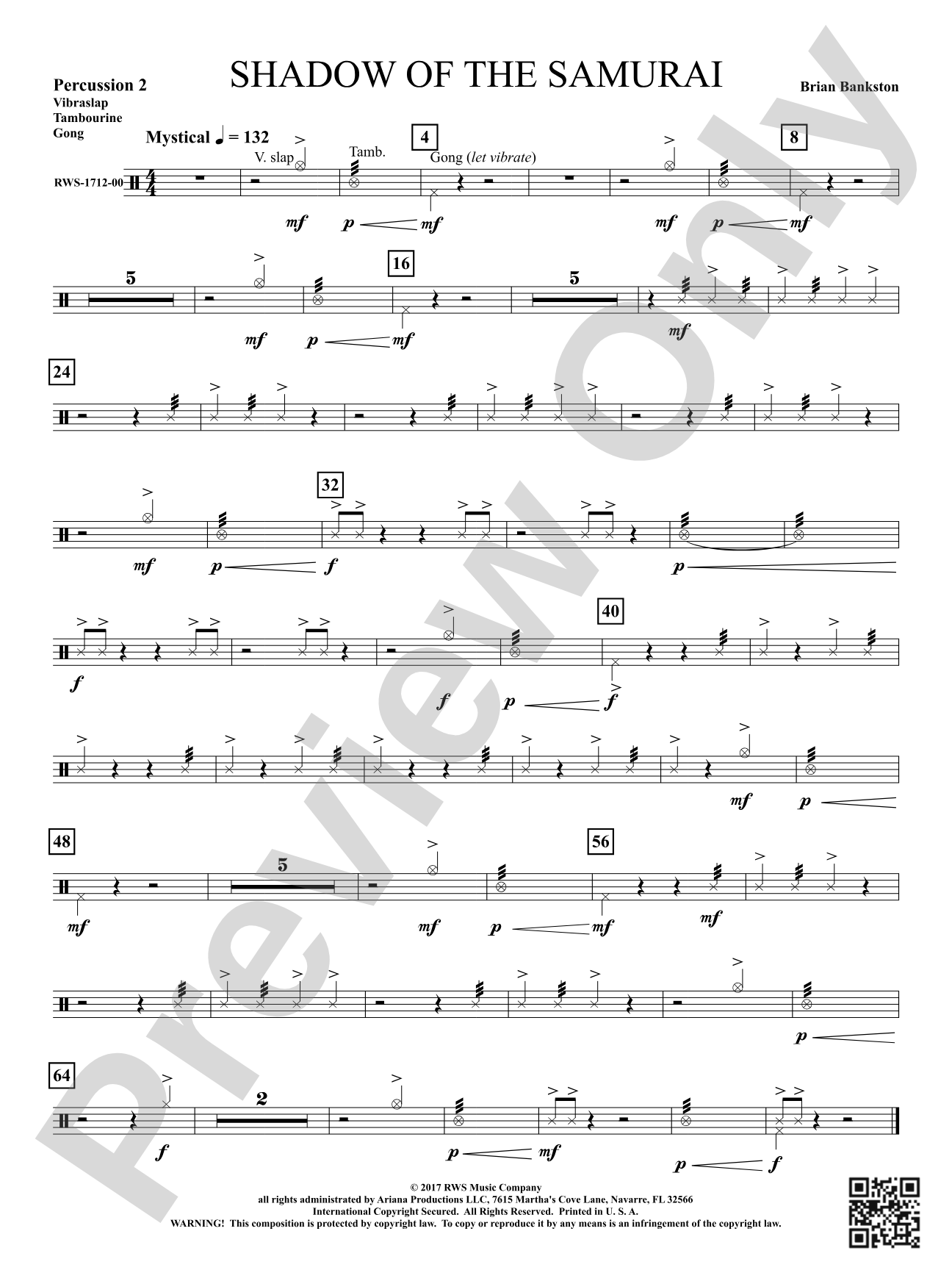 Shadow of the Samurai: 2nd Percussion