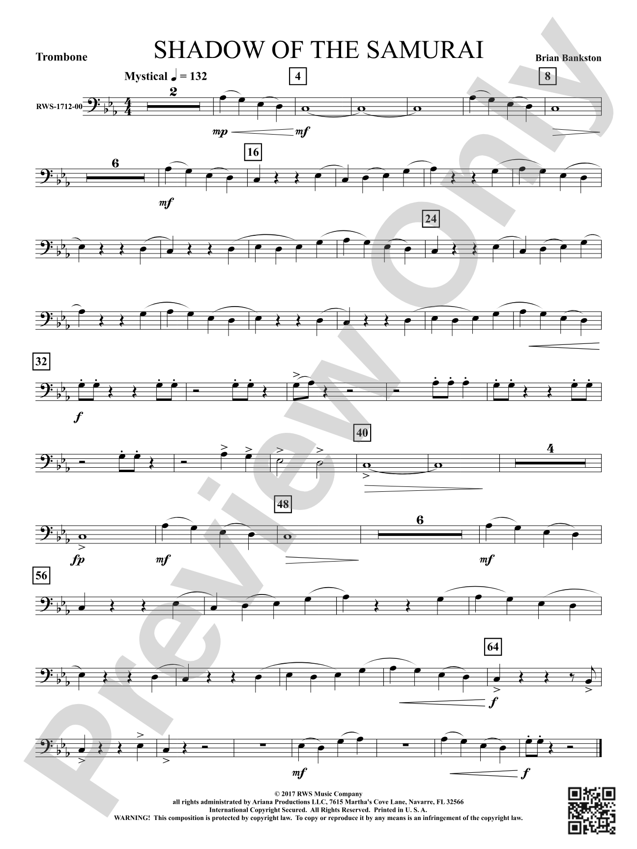 Shadow of the Samurai: 1st Trombone