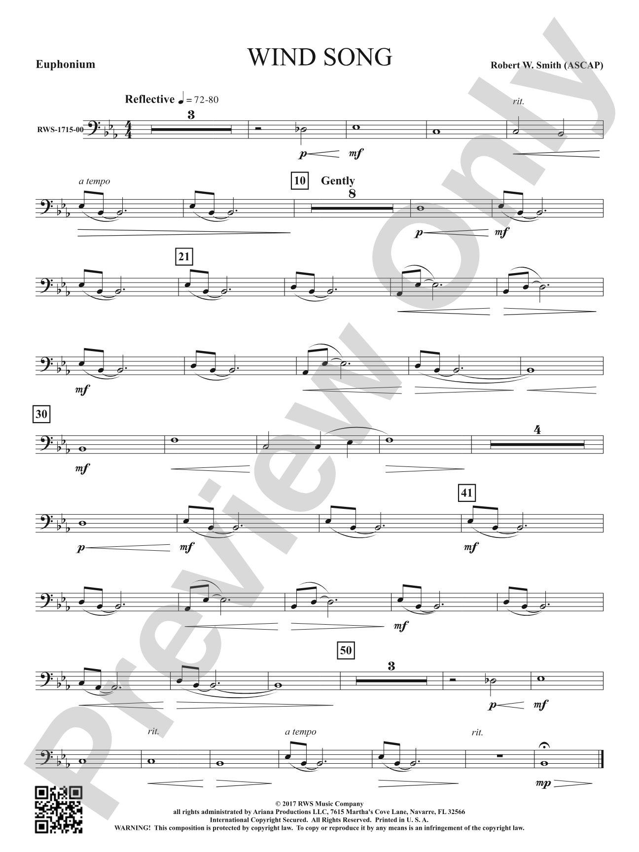 Wind Song: Baritone B.C.