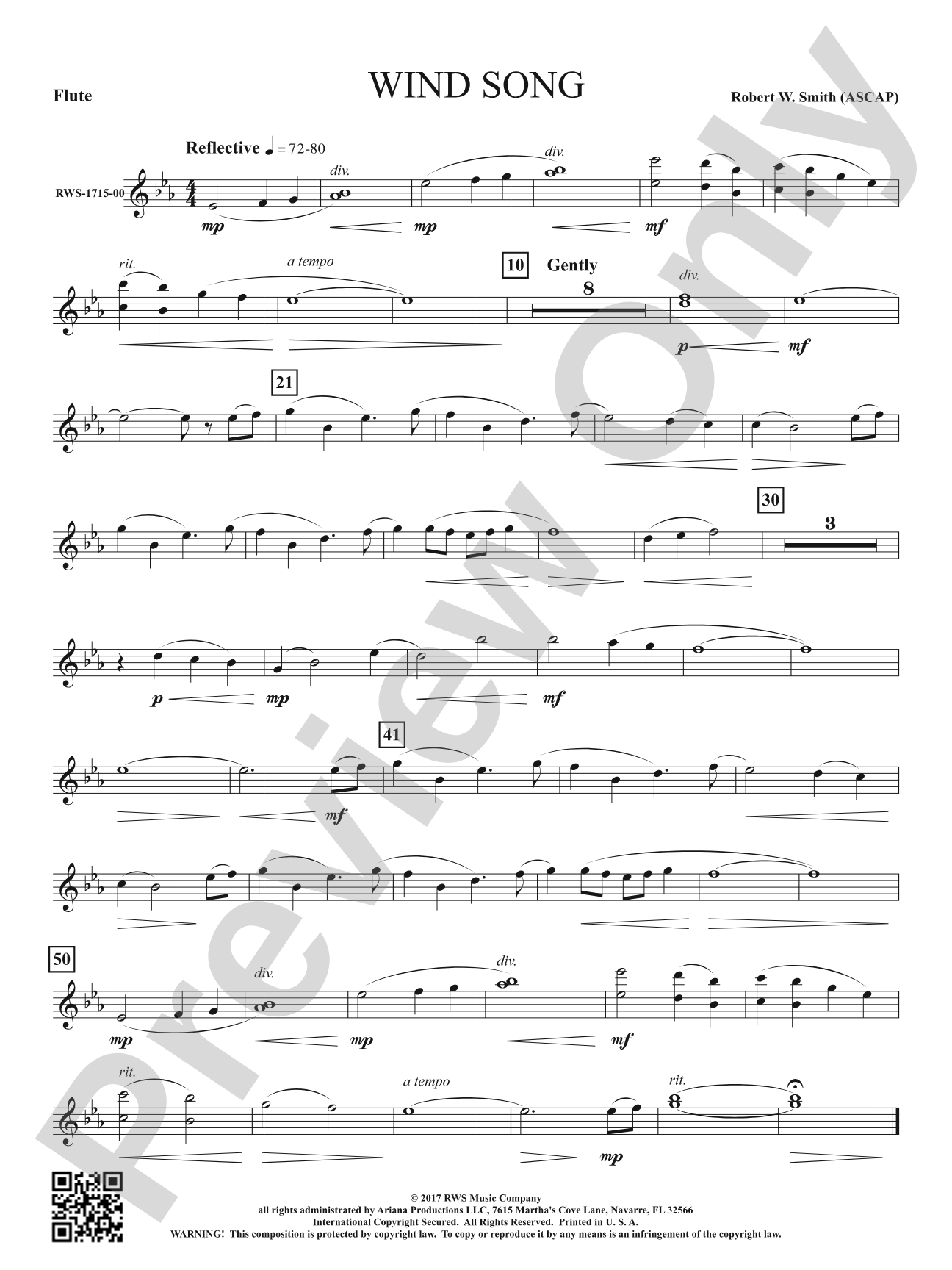 Wind Song: 1st Flute