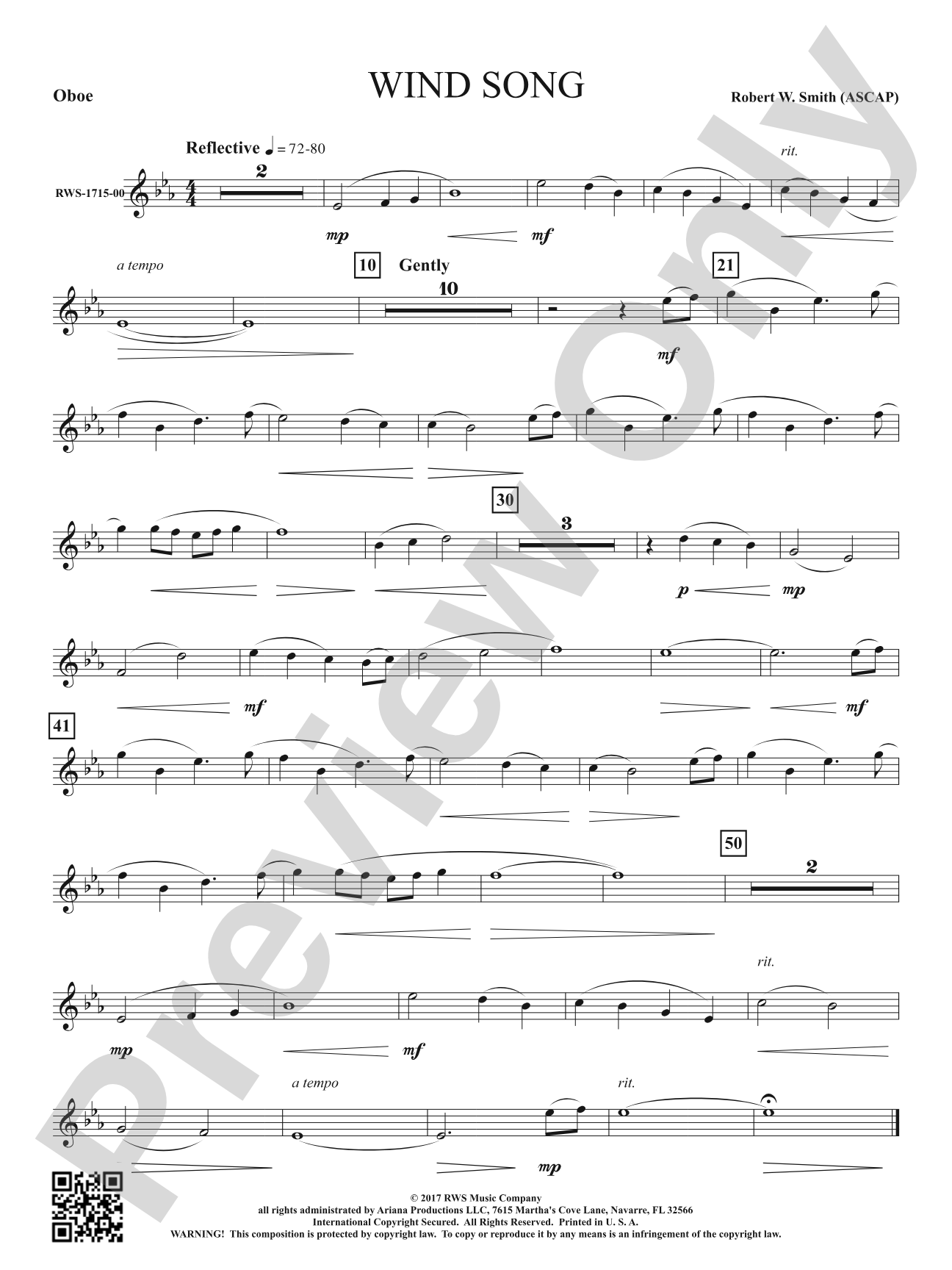 Wind Song: Oboe