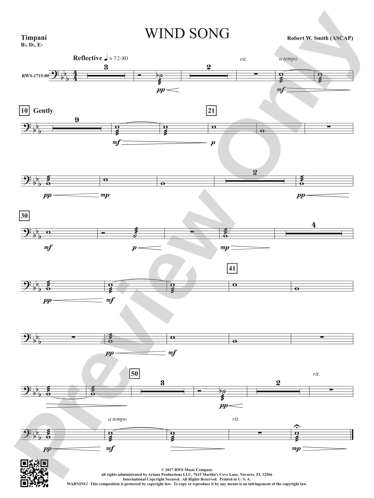 Wind Song: Timpani
