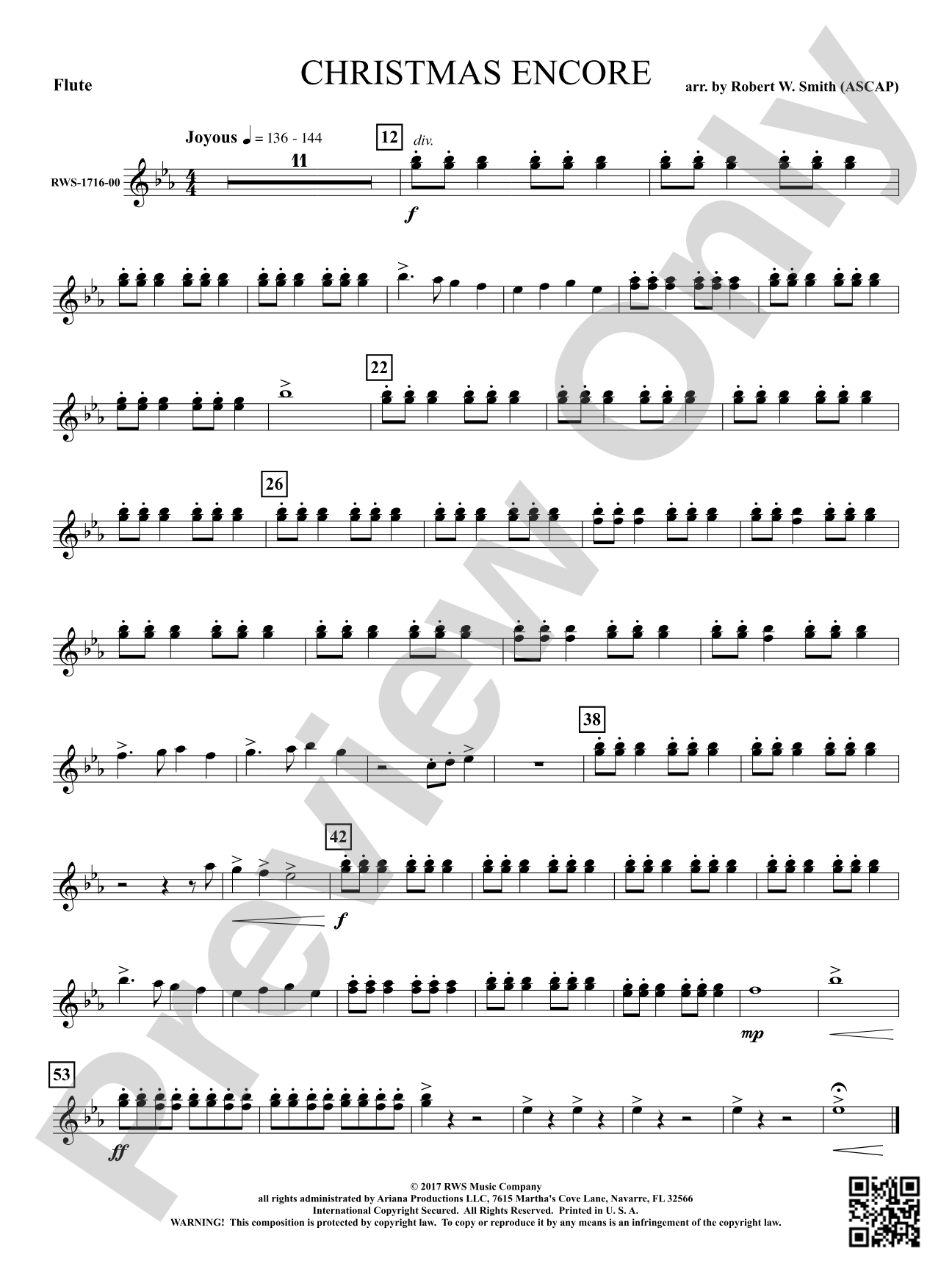 Christmas Encore: 1st Flute