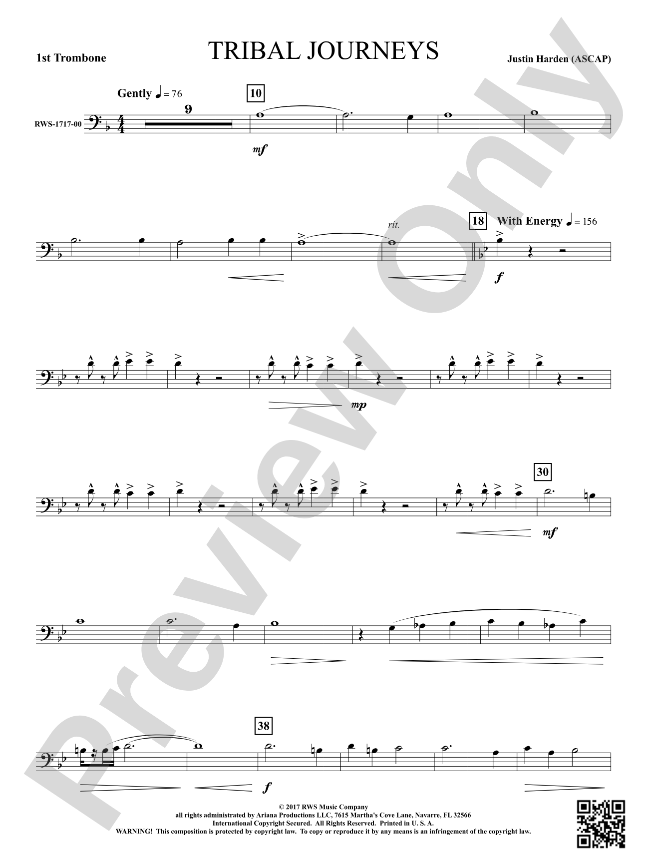Tribal Journeys: 1st Trombone
