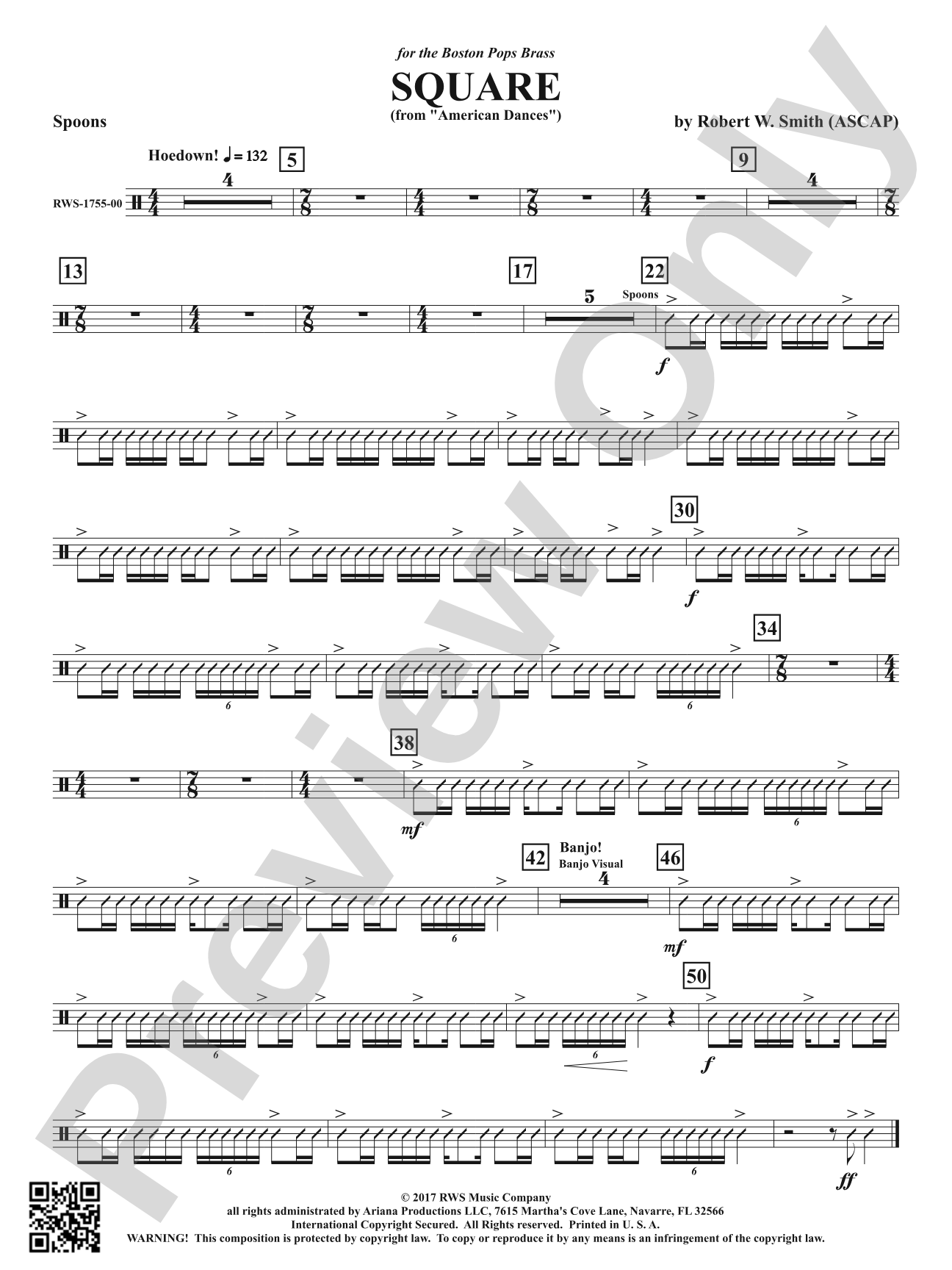 Square - From <i>American Dances</i>: Spoons