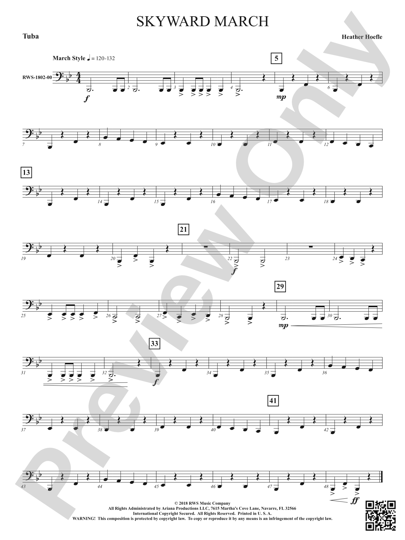 Skyward March: Tuba