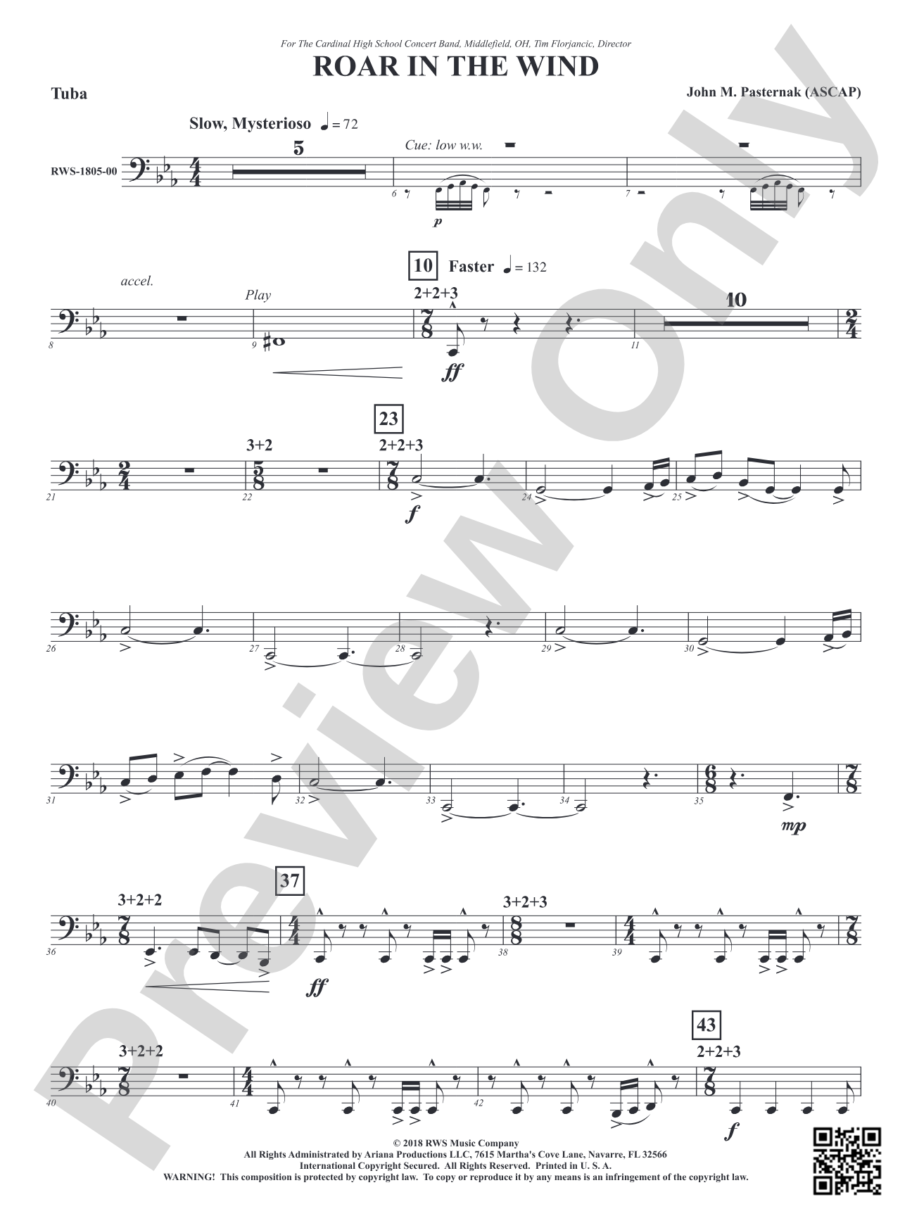 Roar in the Wind: Tuba