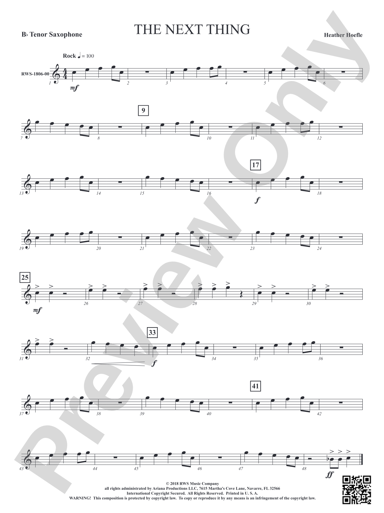 The Next Thing: B-flat Tenor Saxophone