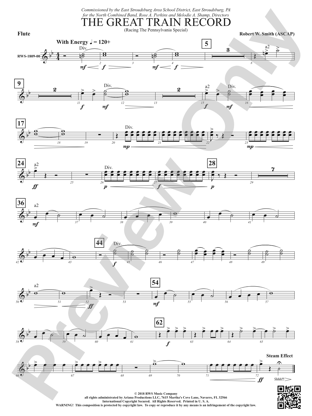 The Great Train Record - Racing the Pennsylvania Special: 1st Flute