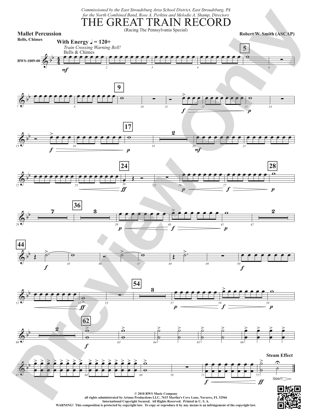 The Great Train Record - Racing the Pennsylvania Special: 1st Mallet Percussion