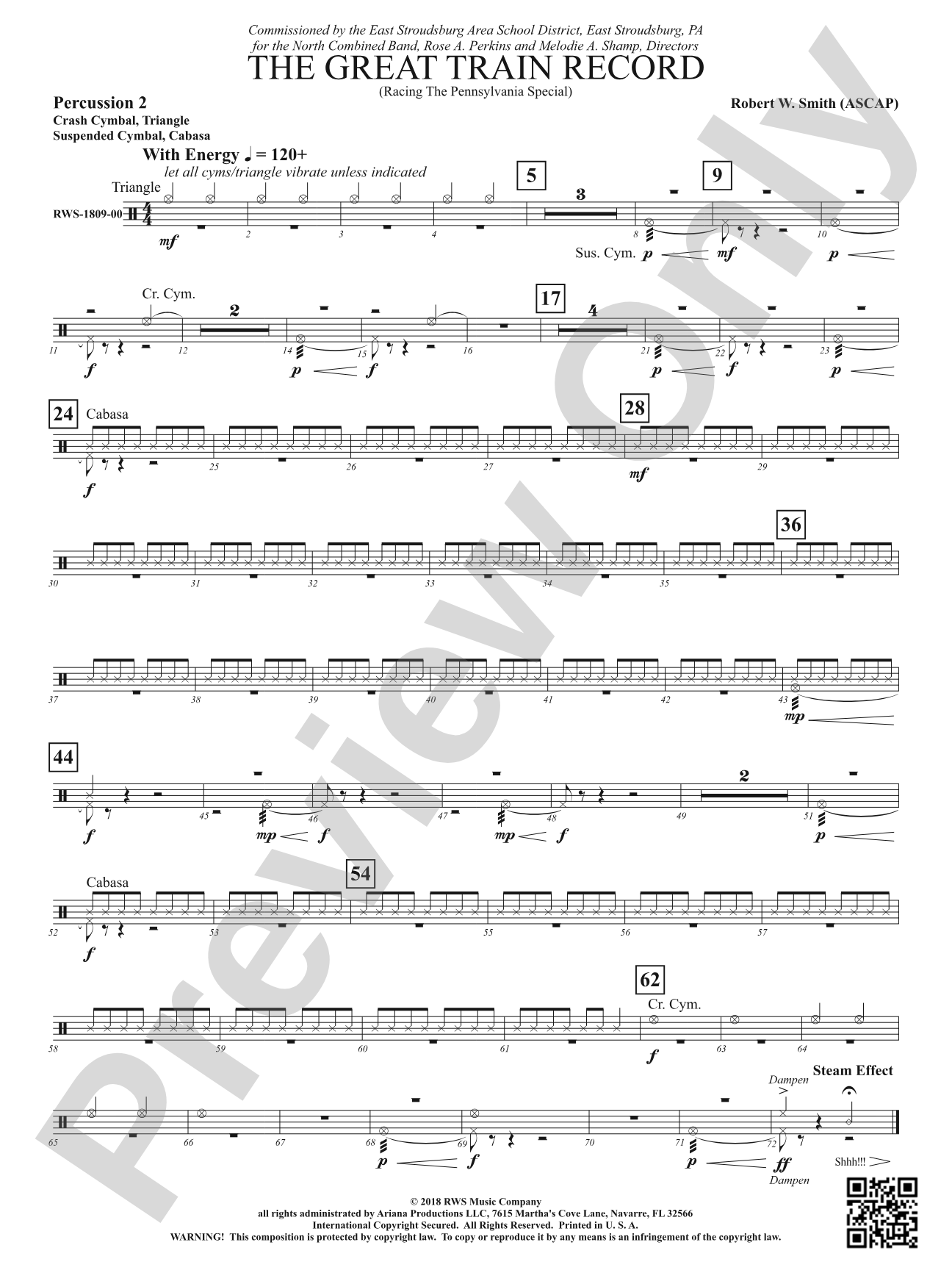 The Great Train Record - Racing the Pennsylvania Special: 2nd Percussion