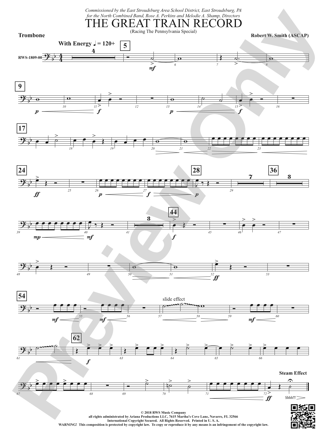 The Great Train Record - Racing the Pennsylvania Special: 1st Trombone