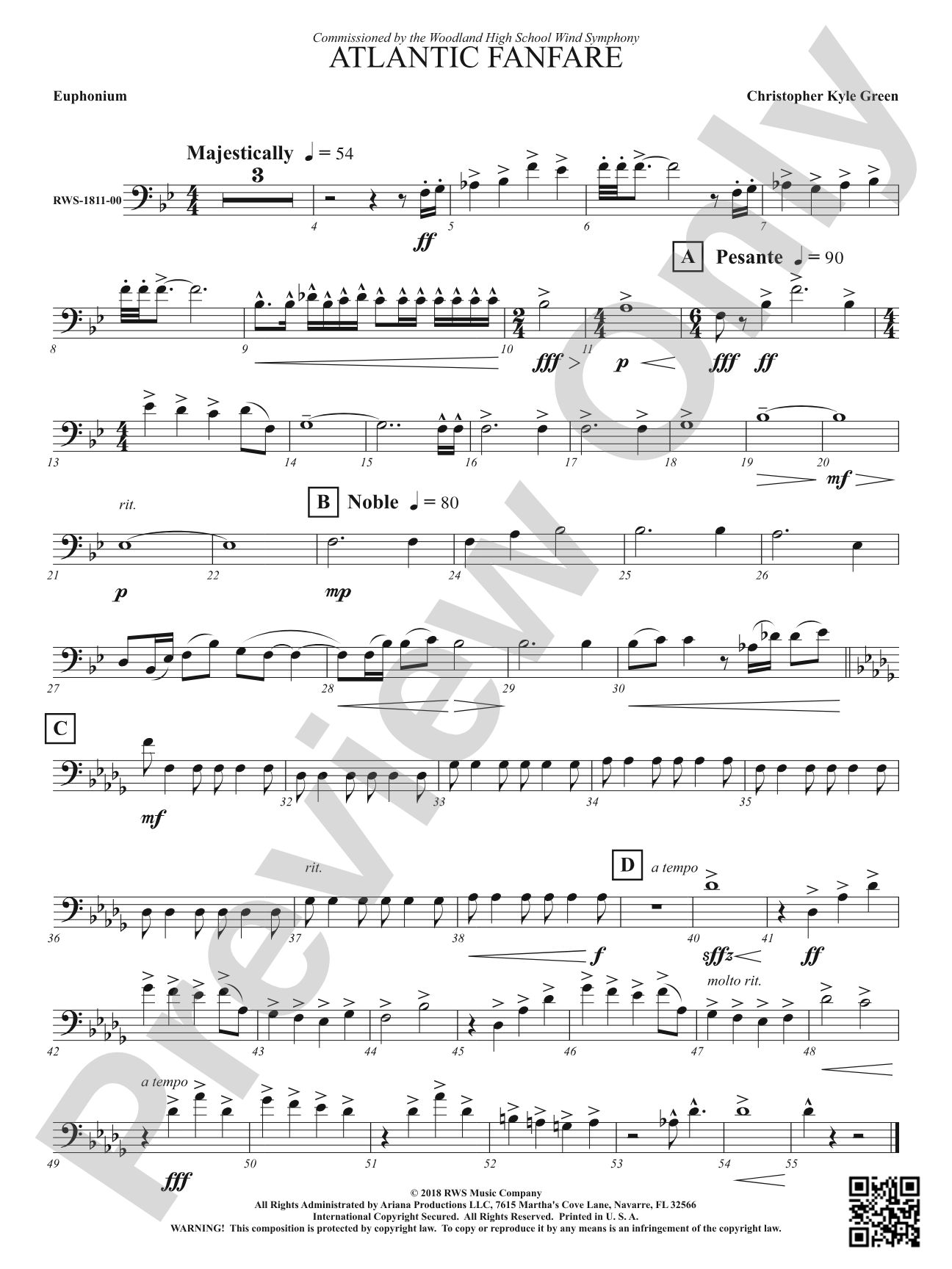 Atlantic Fanfare: Baritone B.C.