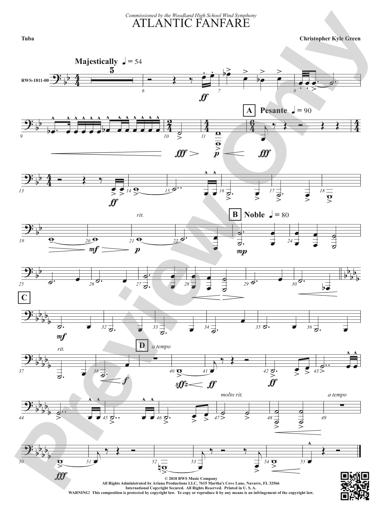 Atlantic Fanfare: Tuba